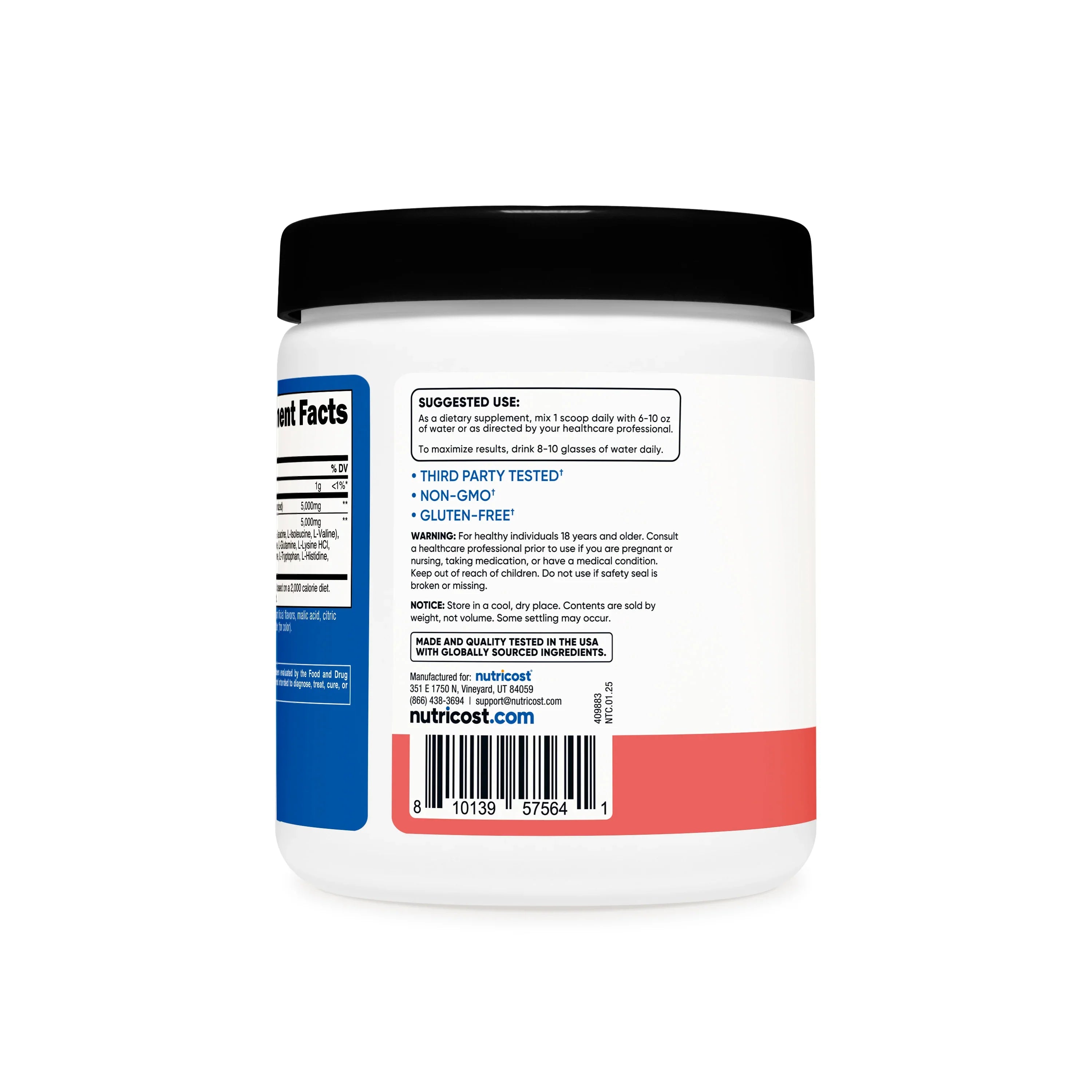 Nutricost Creatine + Aminos Powder