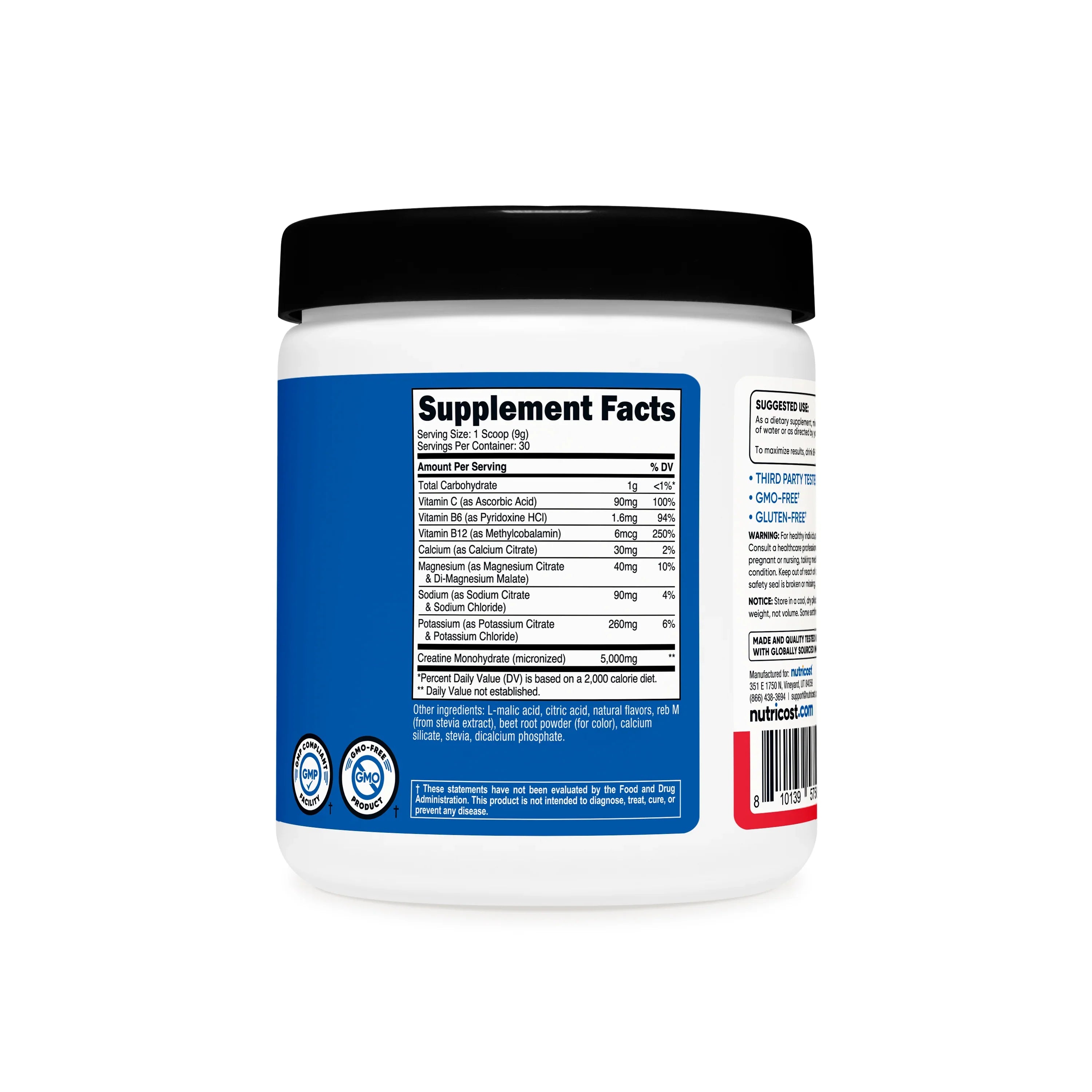 Nutricost Creatine Monohydrate + Hydration
