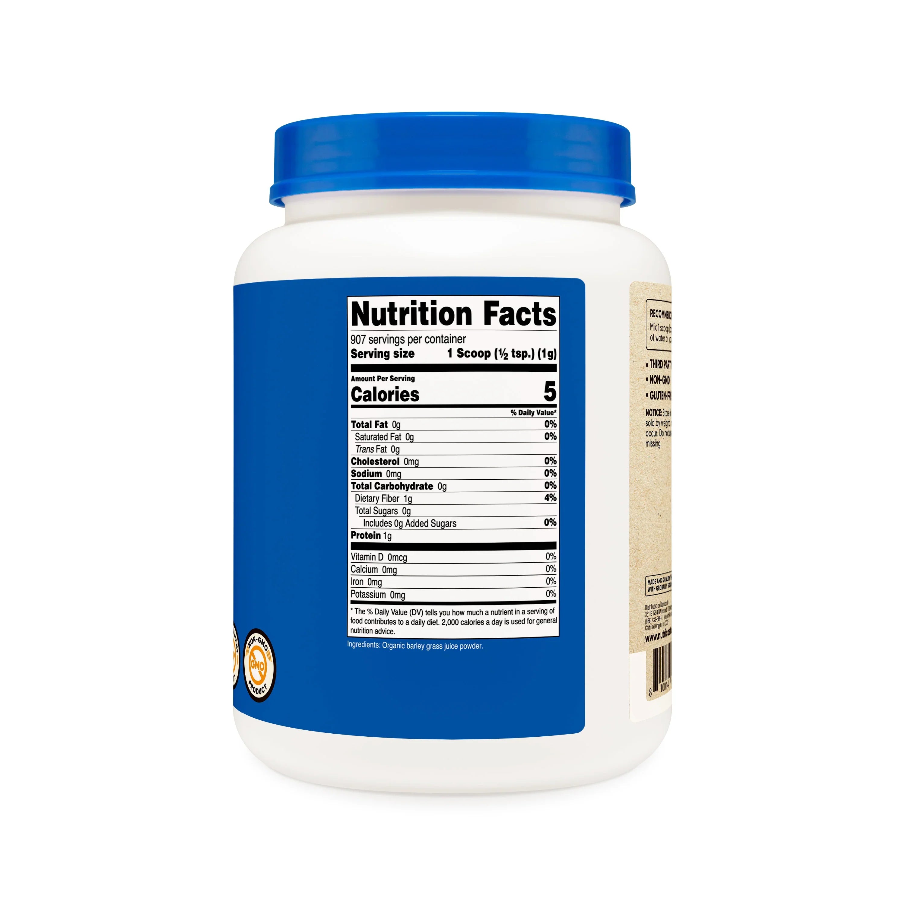 Nutricost Organic Barley Grass Juice Powder