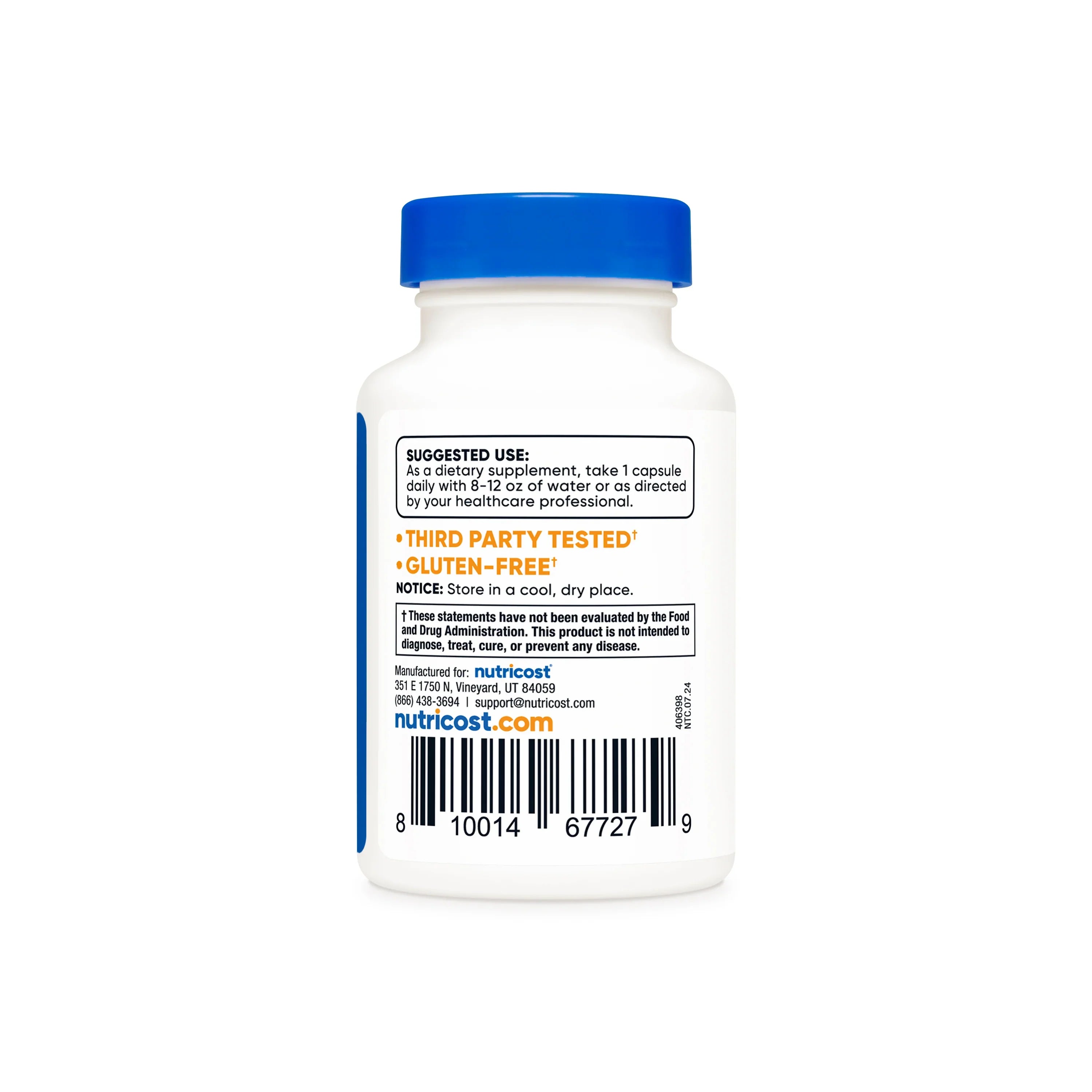 Nutricost Vitamin B3 Niacin Capsules