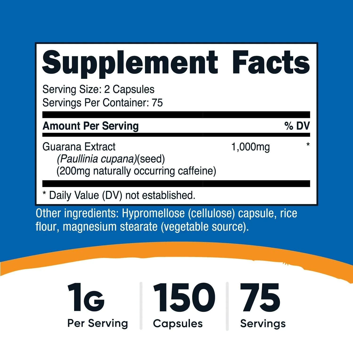 Nutricost Guarana Capsules