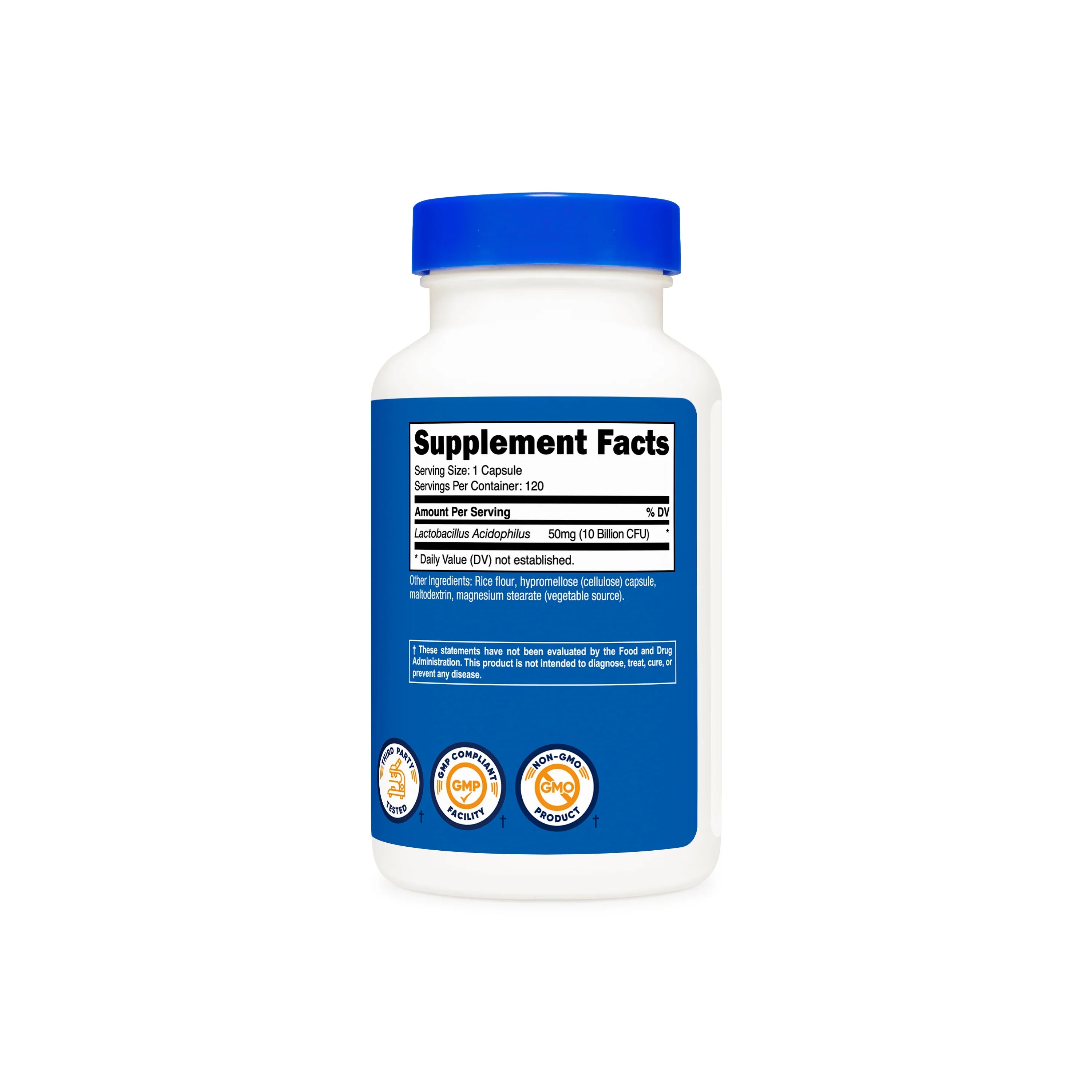 Nutricost Lactobacillus Acidophilus Capsules