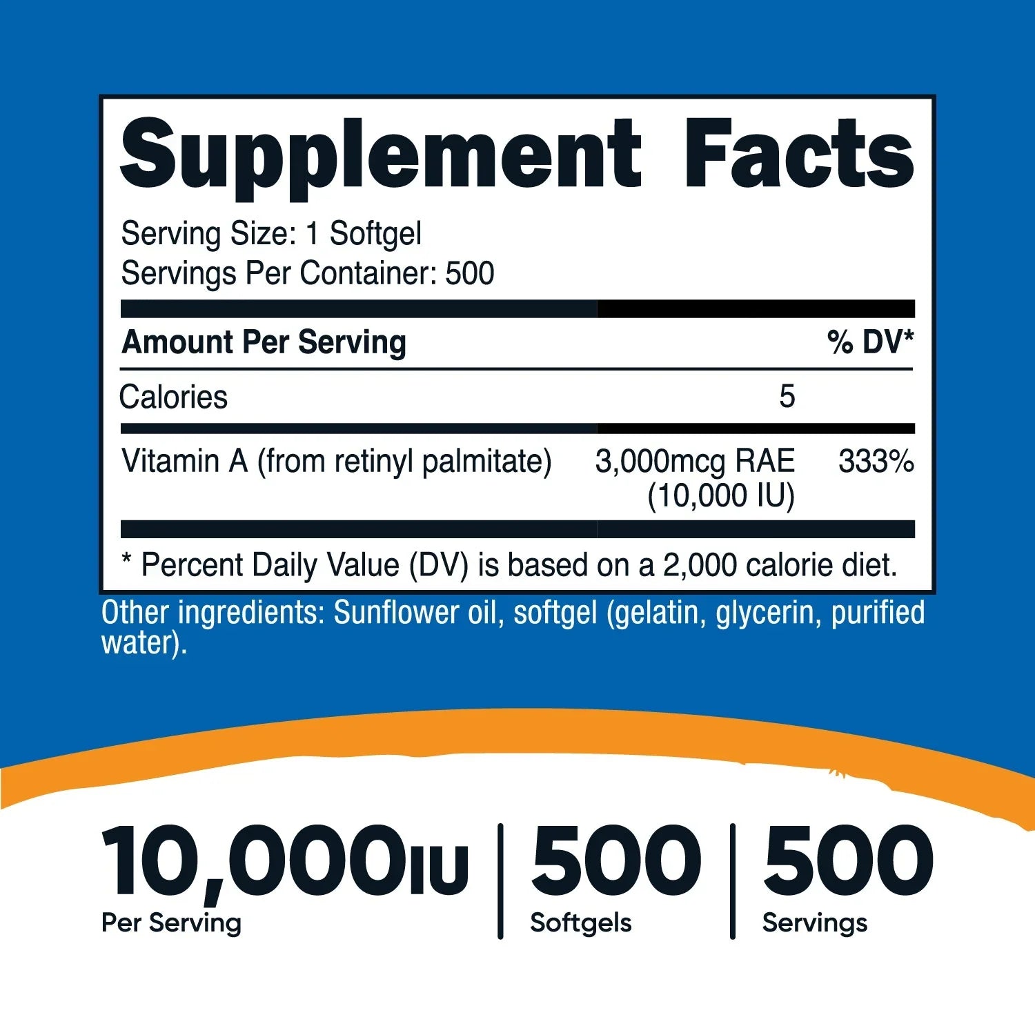 Nutricost Vitamin A Softgels