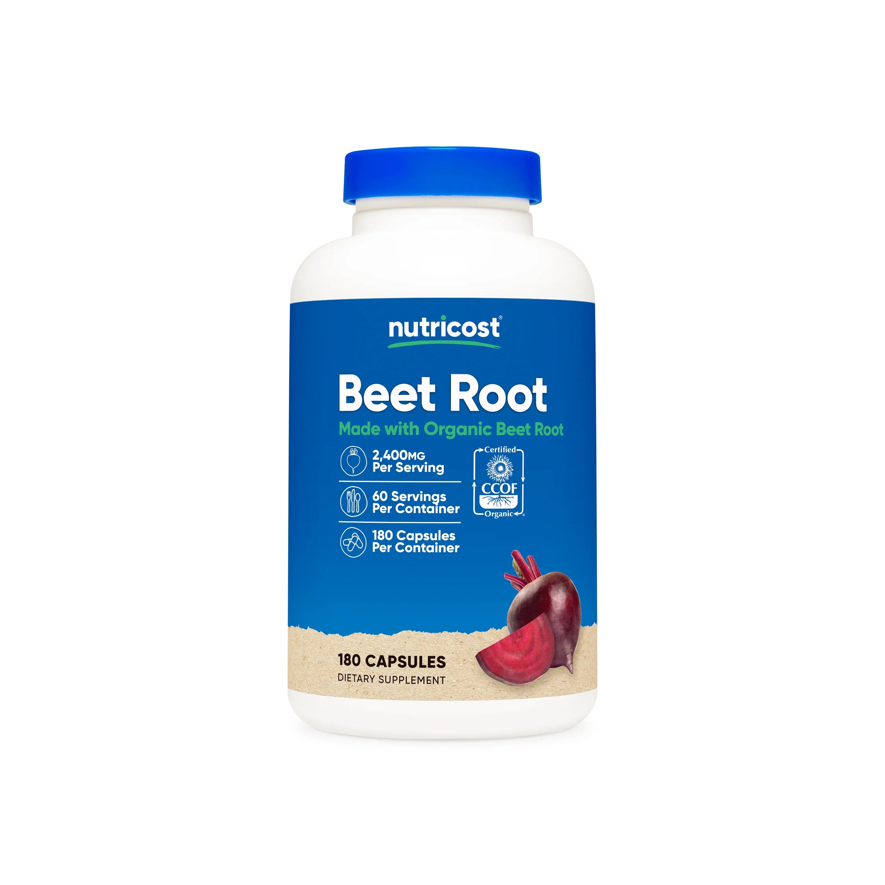 Nutricost Made With Organic Beet Root Capsules