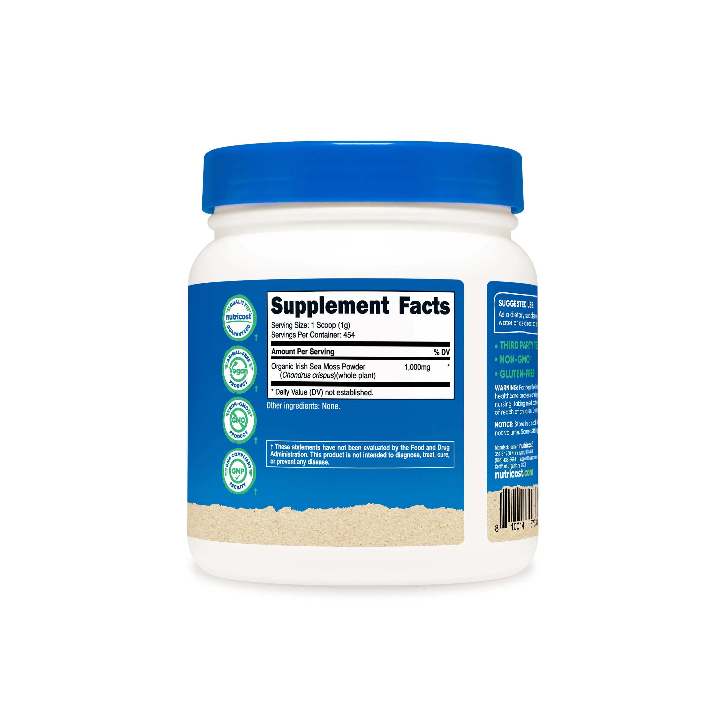 Nutricost Organic Irish Moss Powder