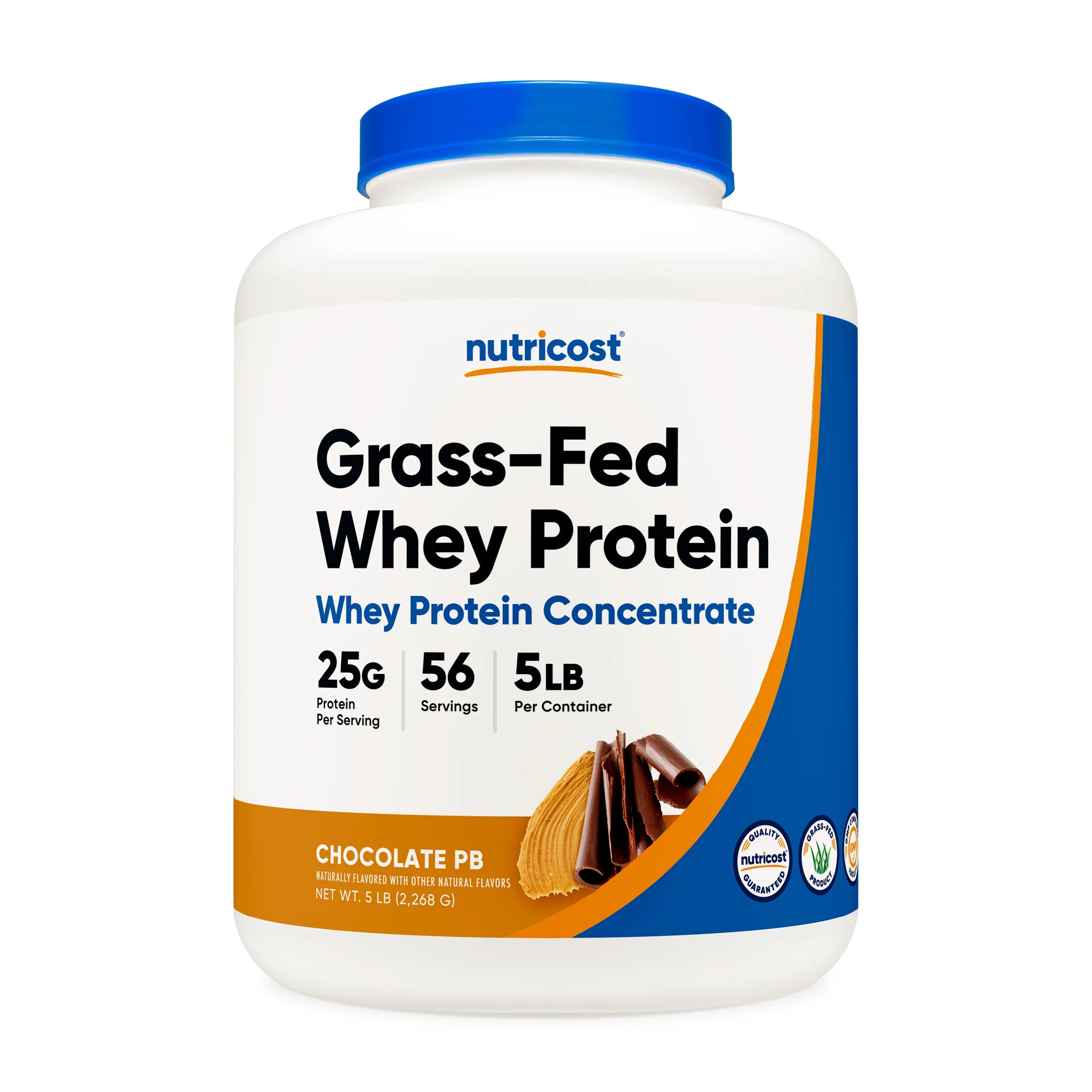 Nutricost Grass-Fed Whey Protein Concentrate Powder