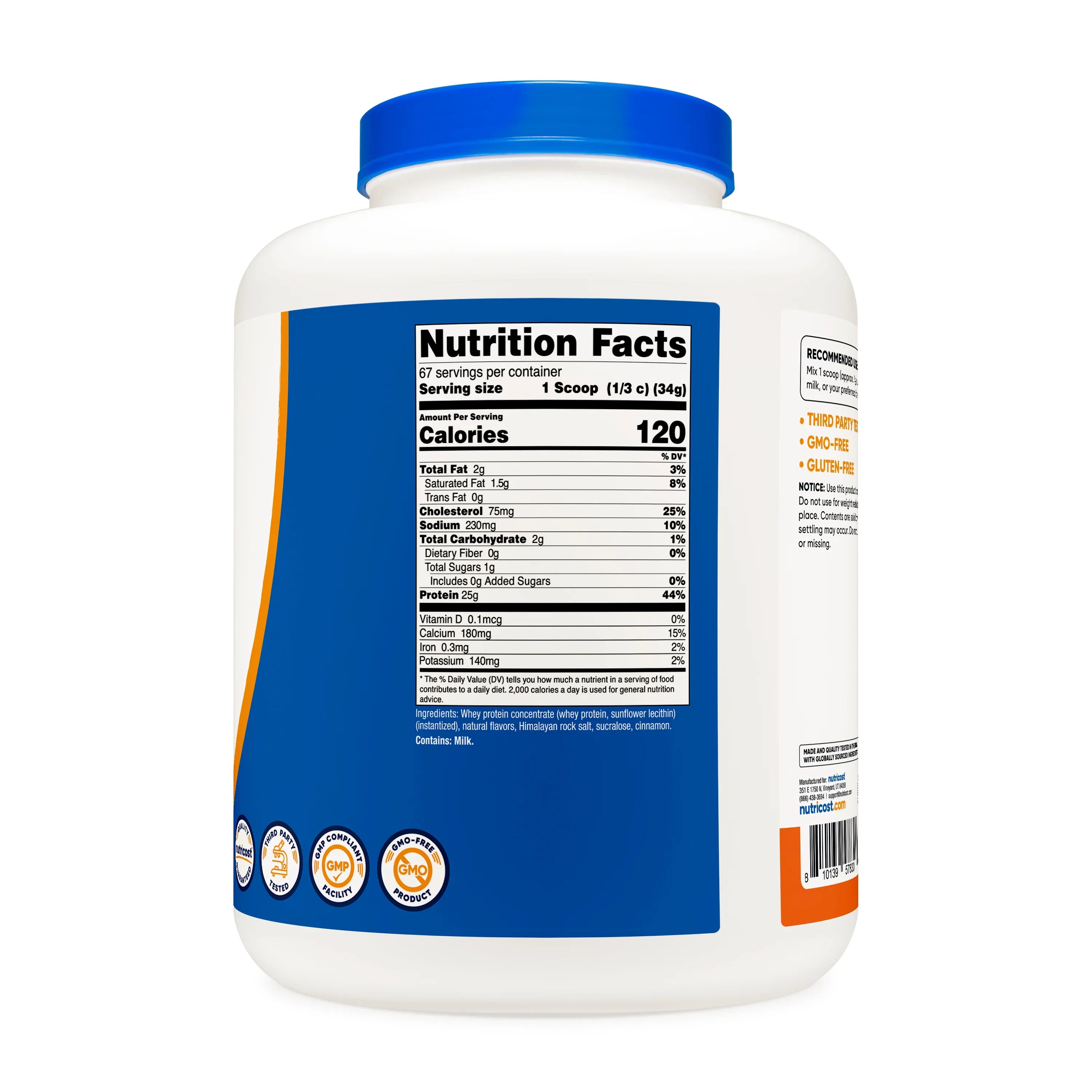 Nutricost Whey Protein Concentrate Powder
