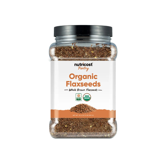 Nutricost Pantry Organic Flaxseeds