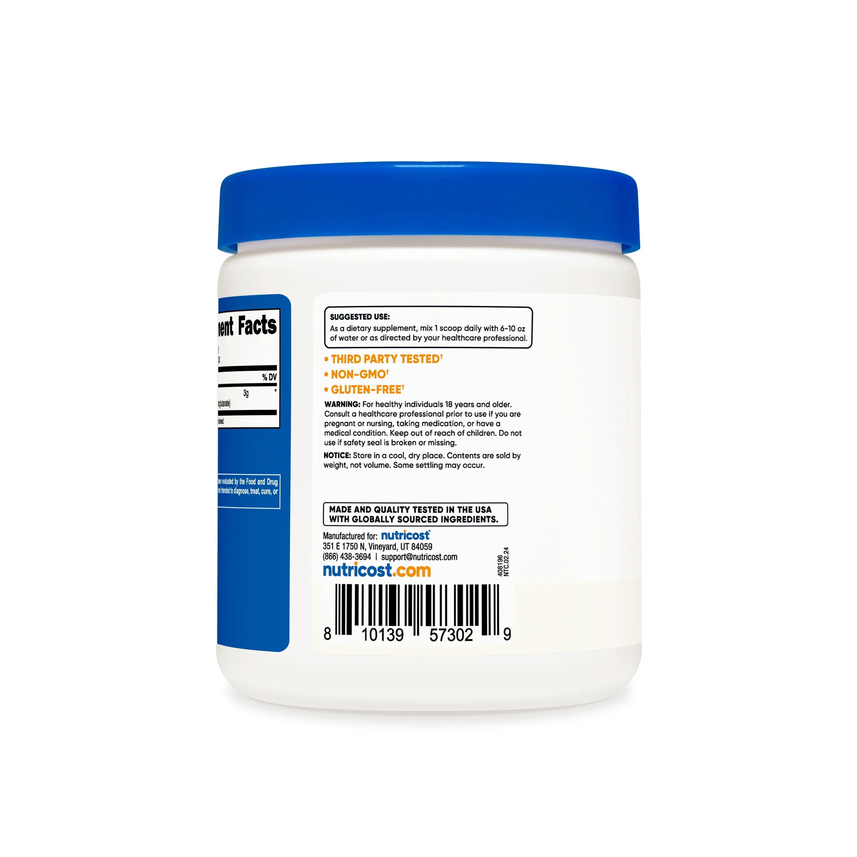 Nutricost Arginine AKG Powder