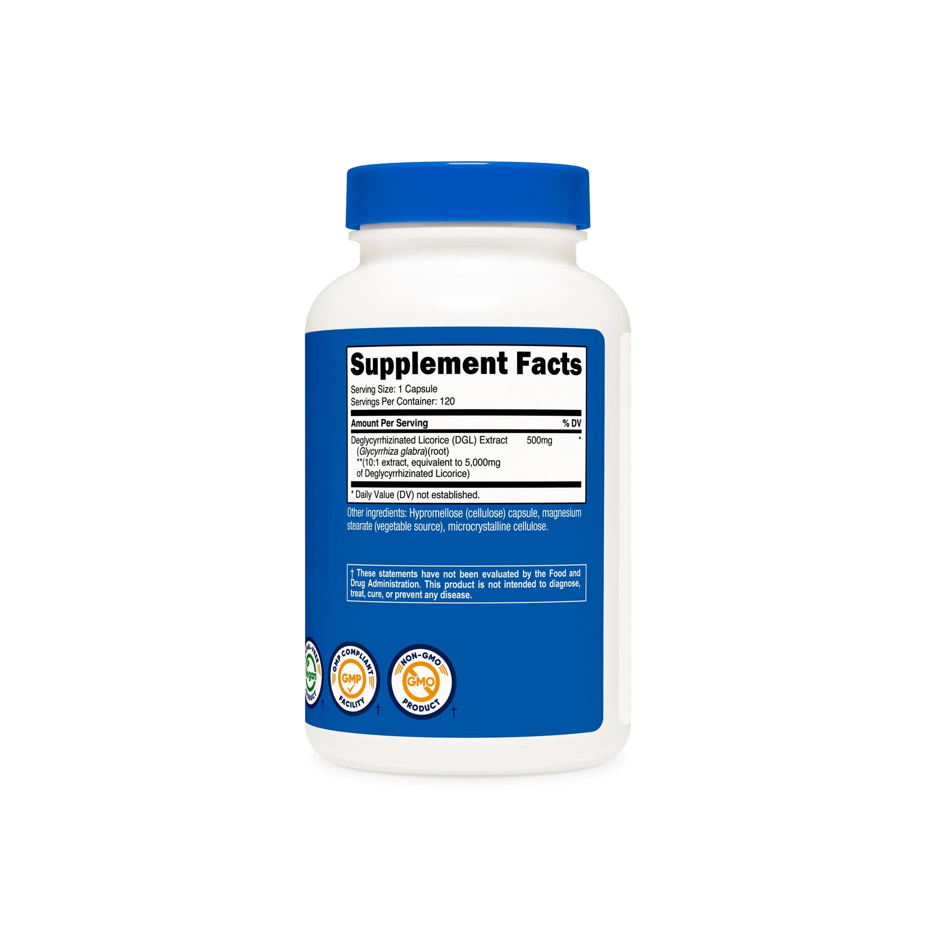 Nutricost DGL Deglycyrrhizinated Licorice Extract Capsules