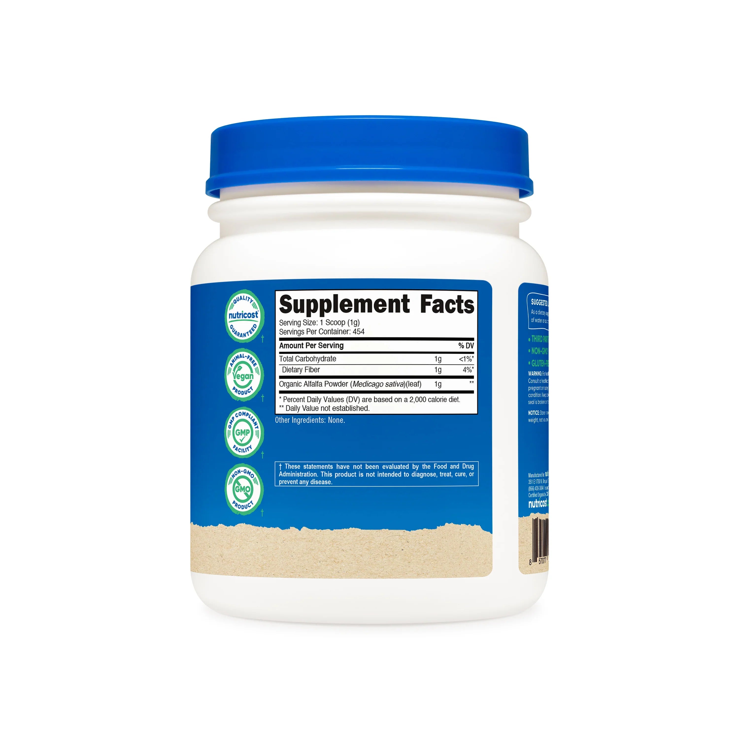 Nutricost Organic Alfalfa Powder