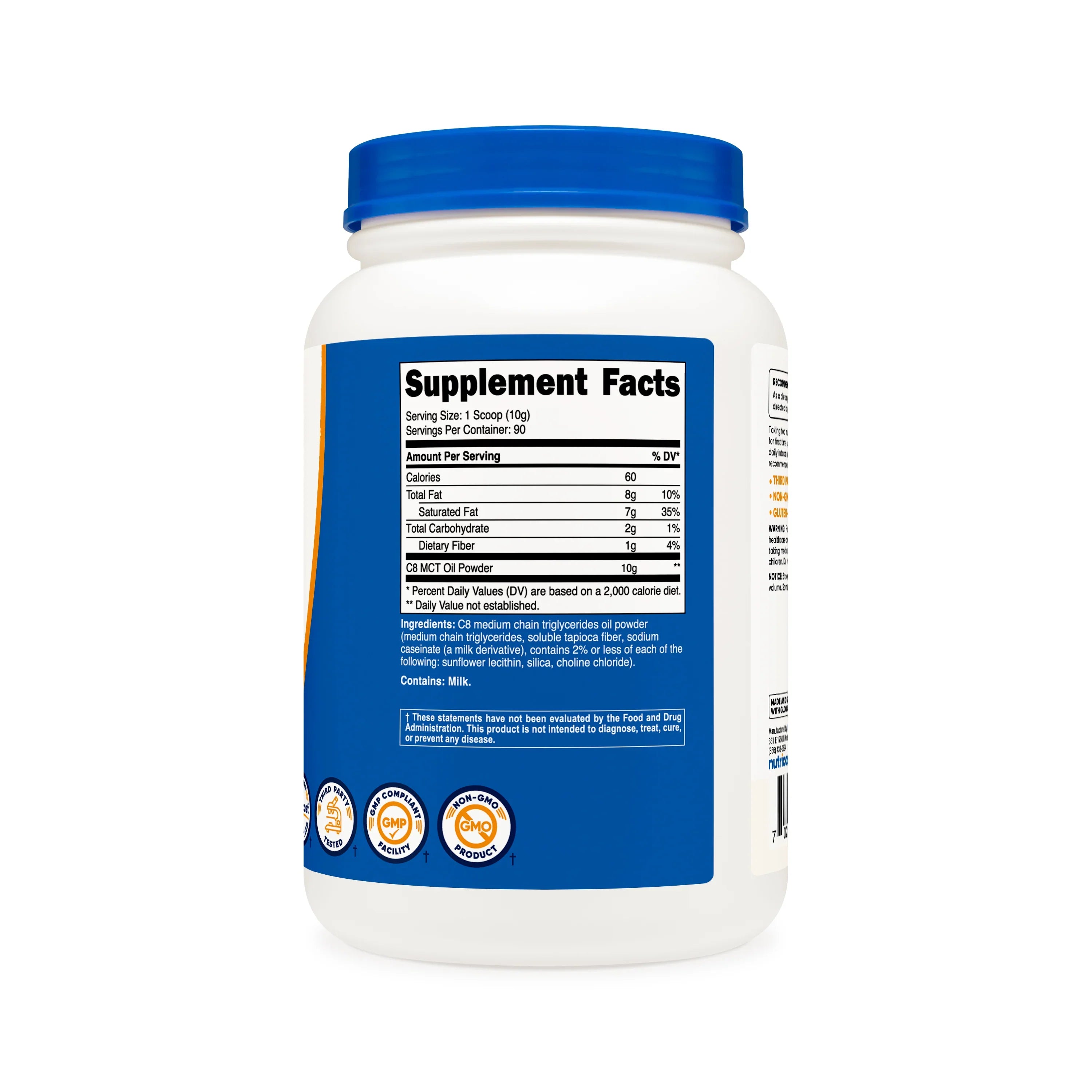 Nutricost C8 MCT Oil Powder