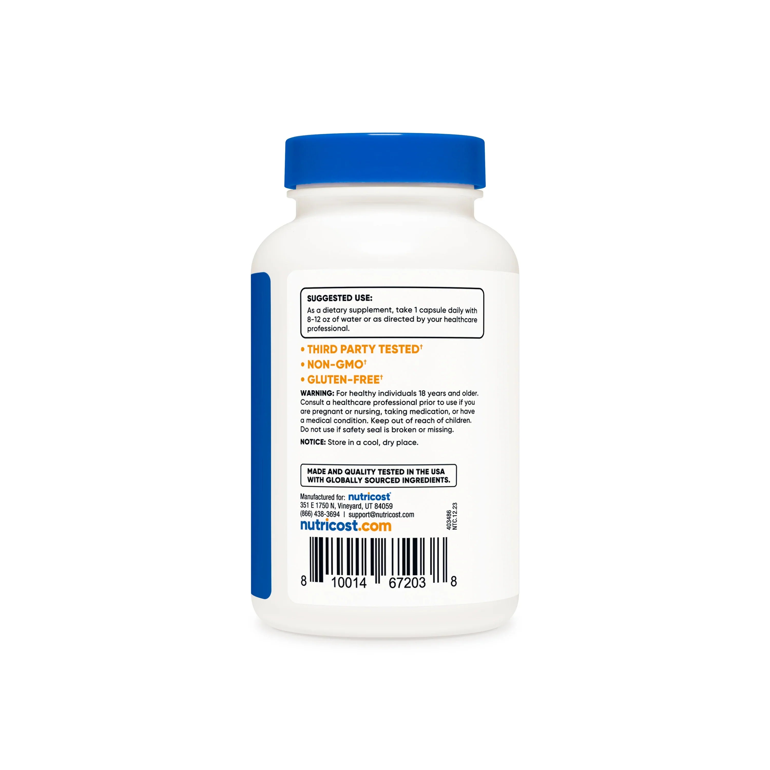 Nutricost Citric Acid Capsules