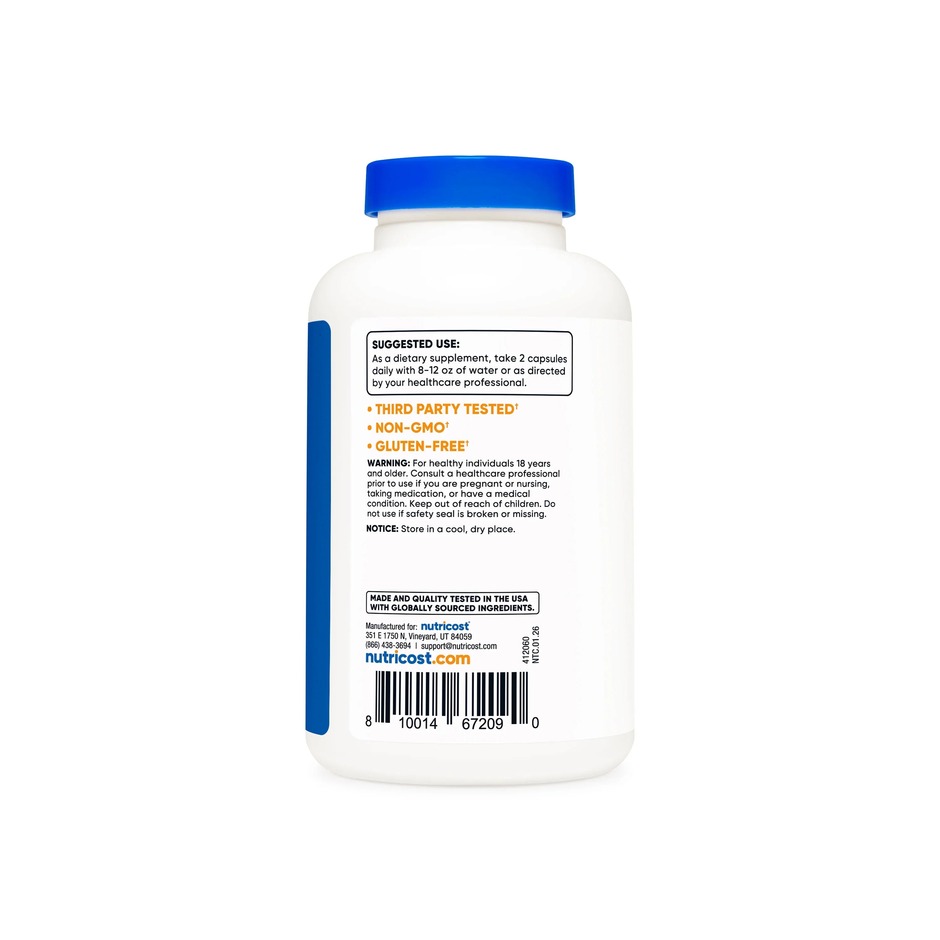 Nutricost Magnesium+ (Extra Strength) Capsules