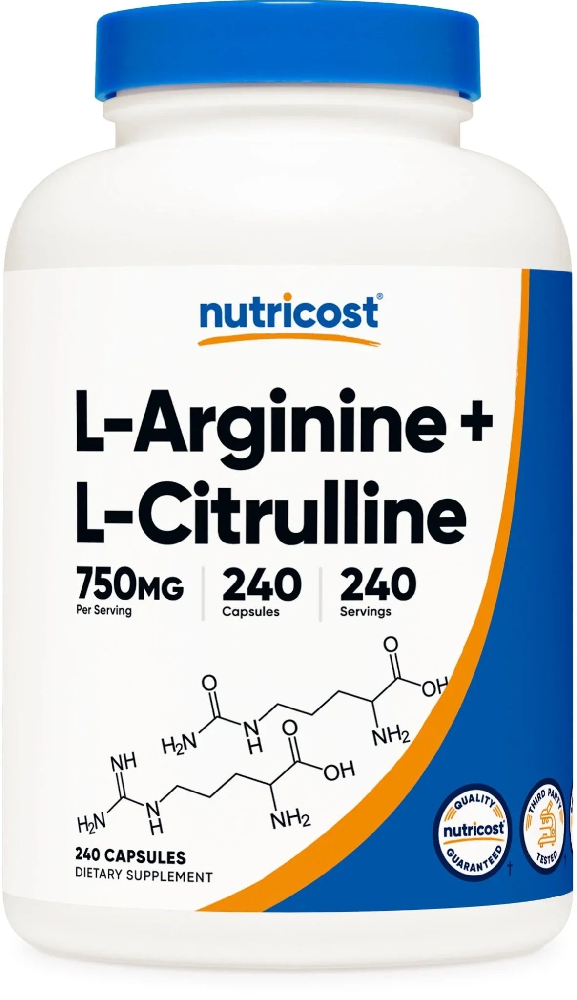 Nutricost L-Arginine L-Citrulline Complex Capsules