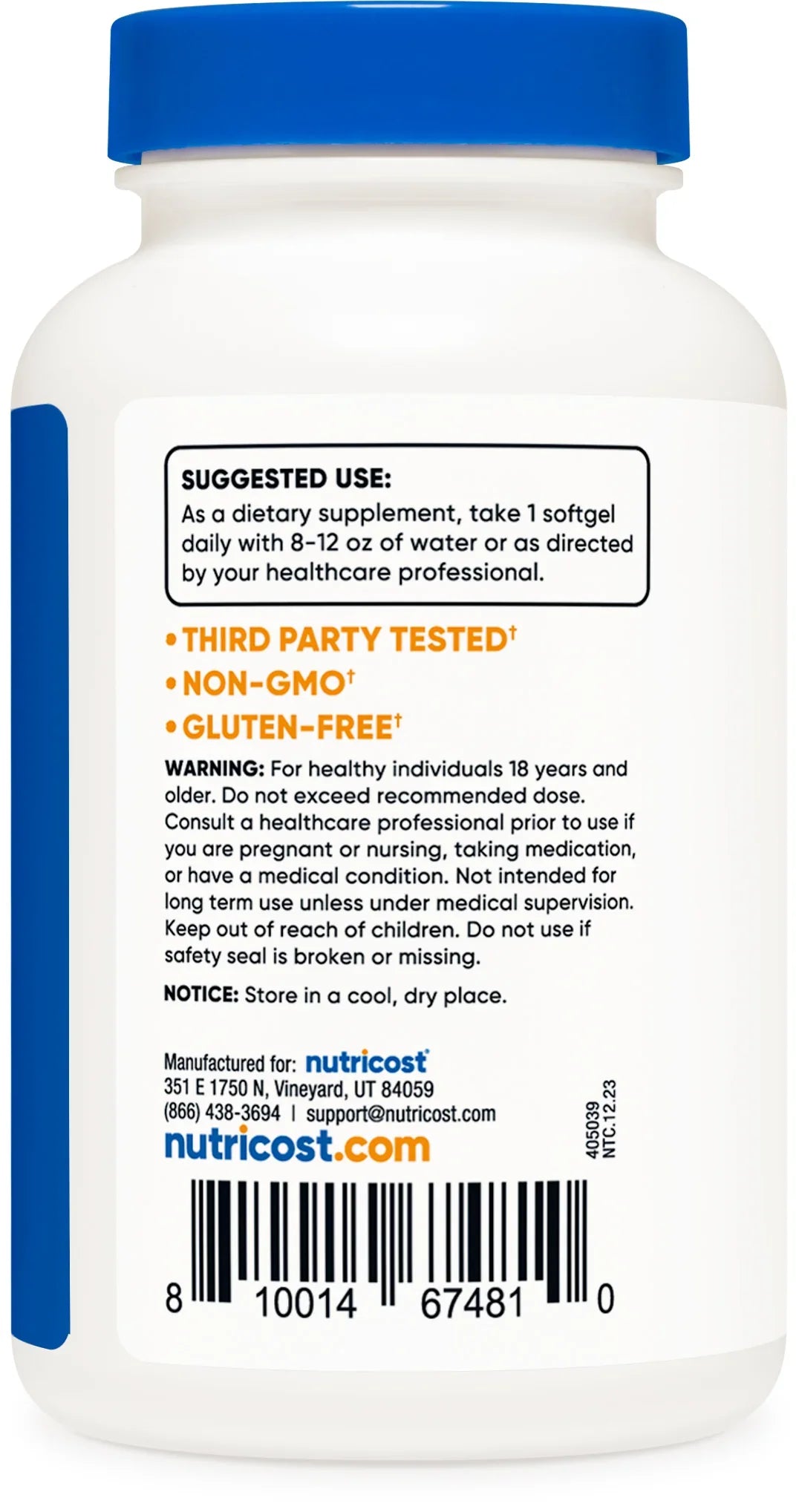 Nutricost Vitamin A Softgels