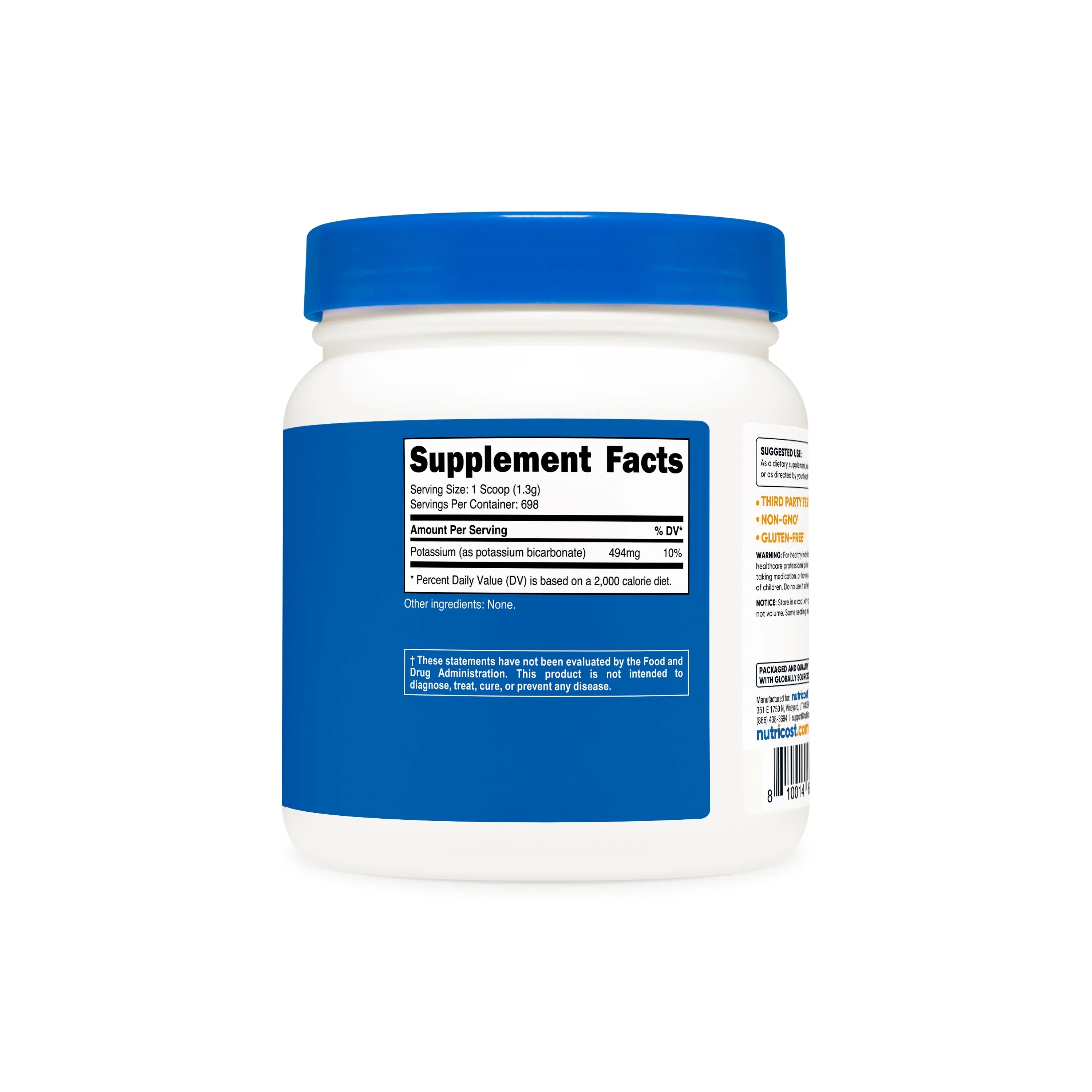 Nutricost Potassium Bicarbonate Powder