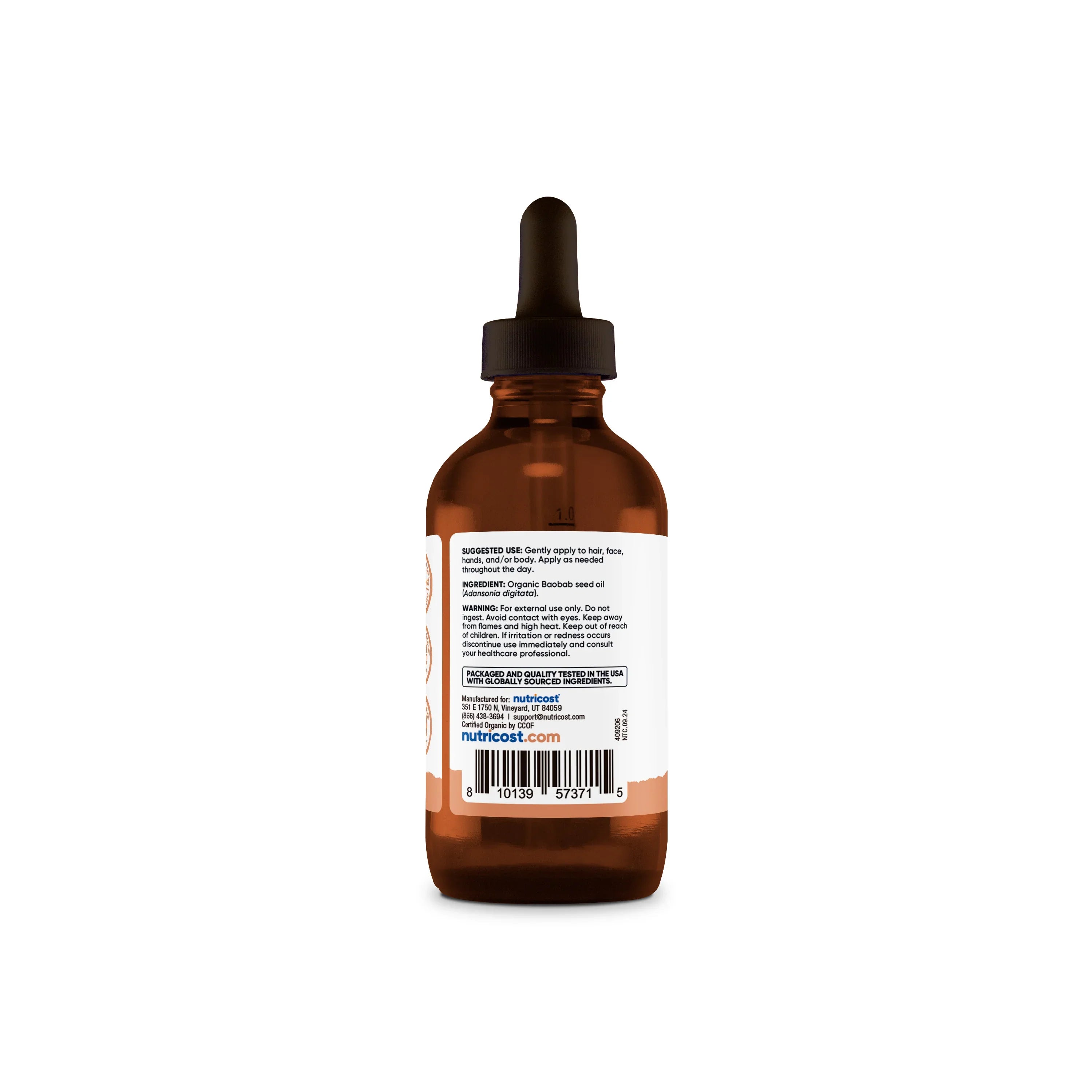 Nutricost Organic Baobab Oil