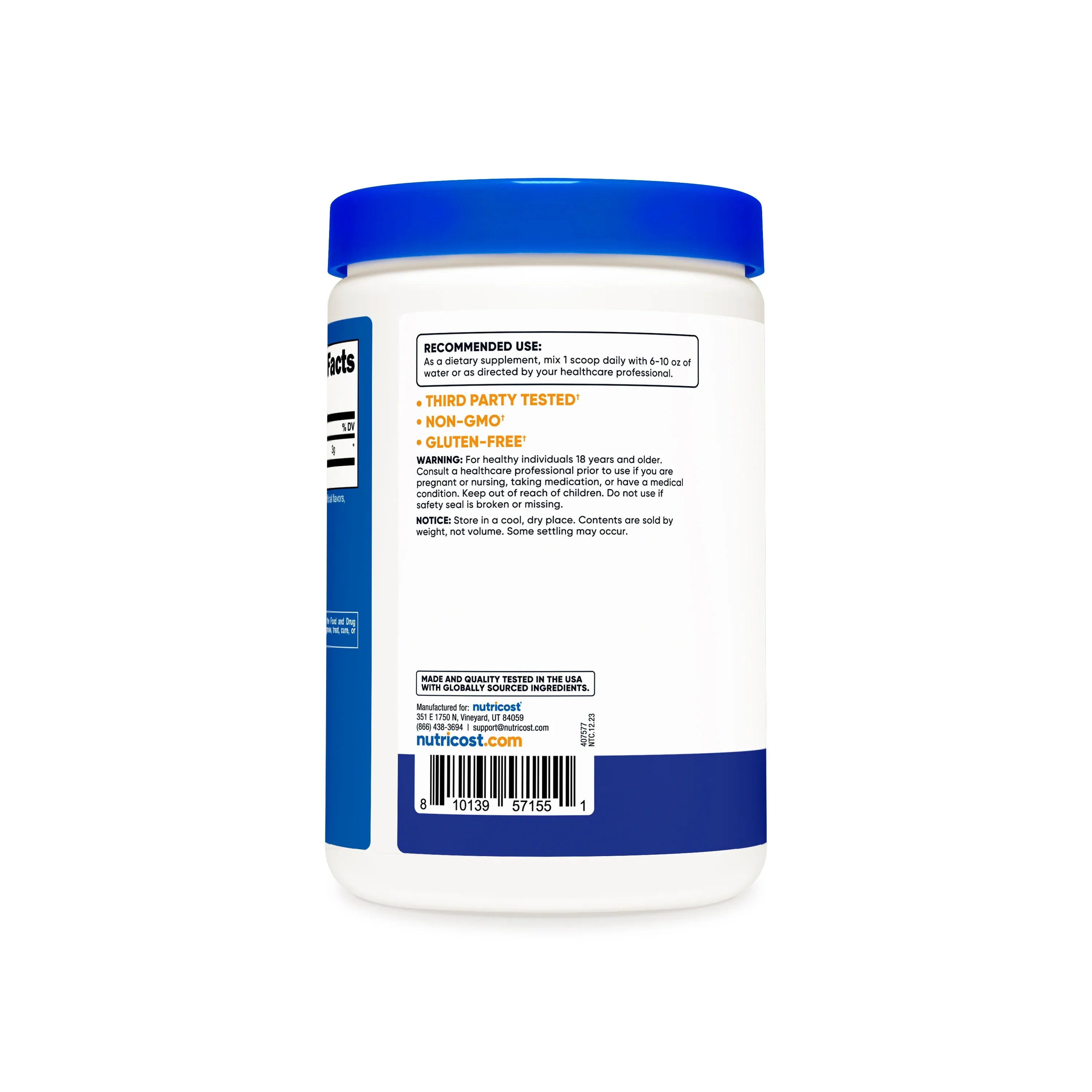 Nutricost D-Aspartic Acid Powder
