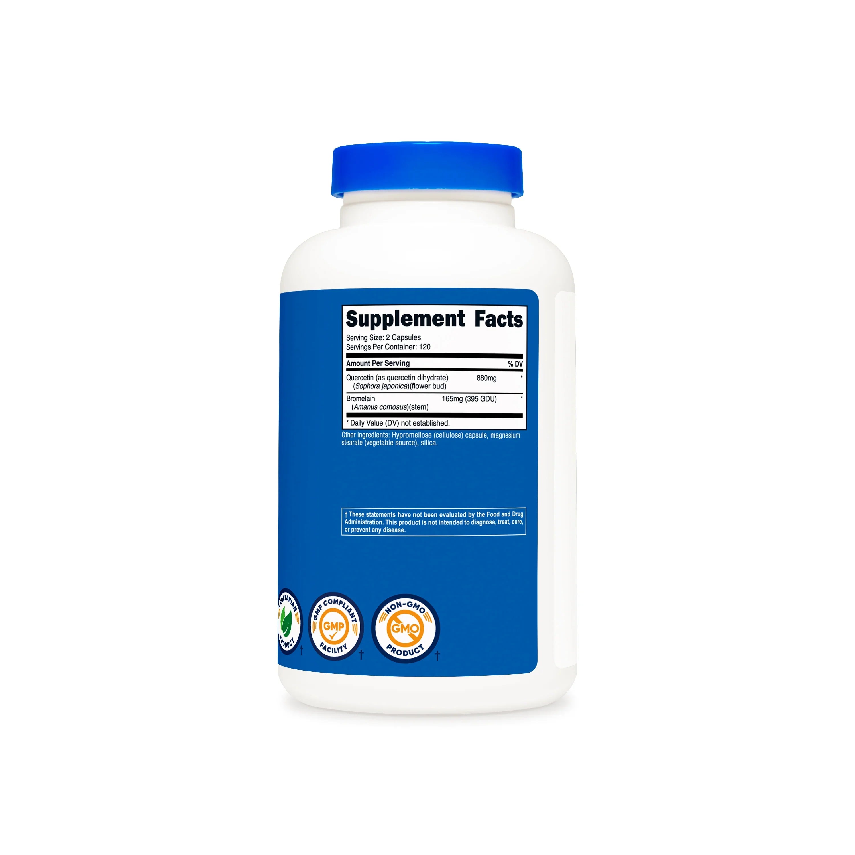 Nutricost Quercetin (With Bromelain) Capsules