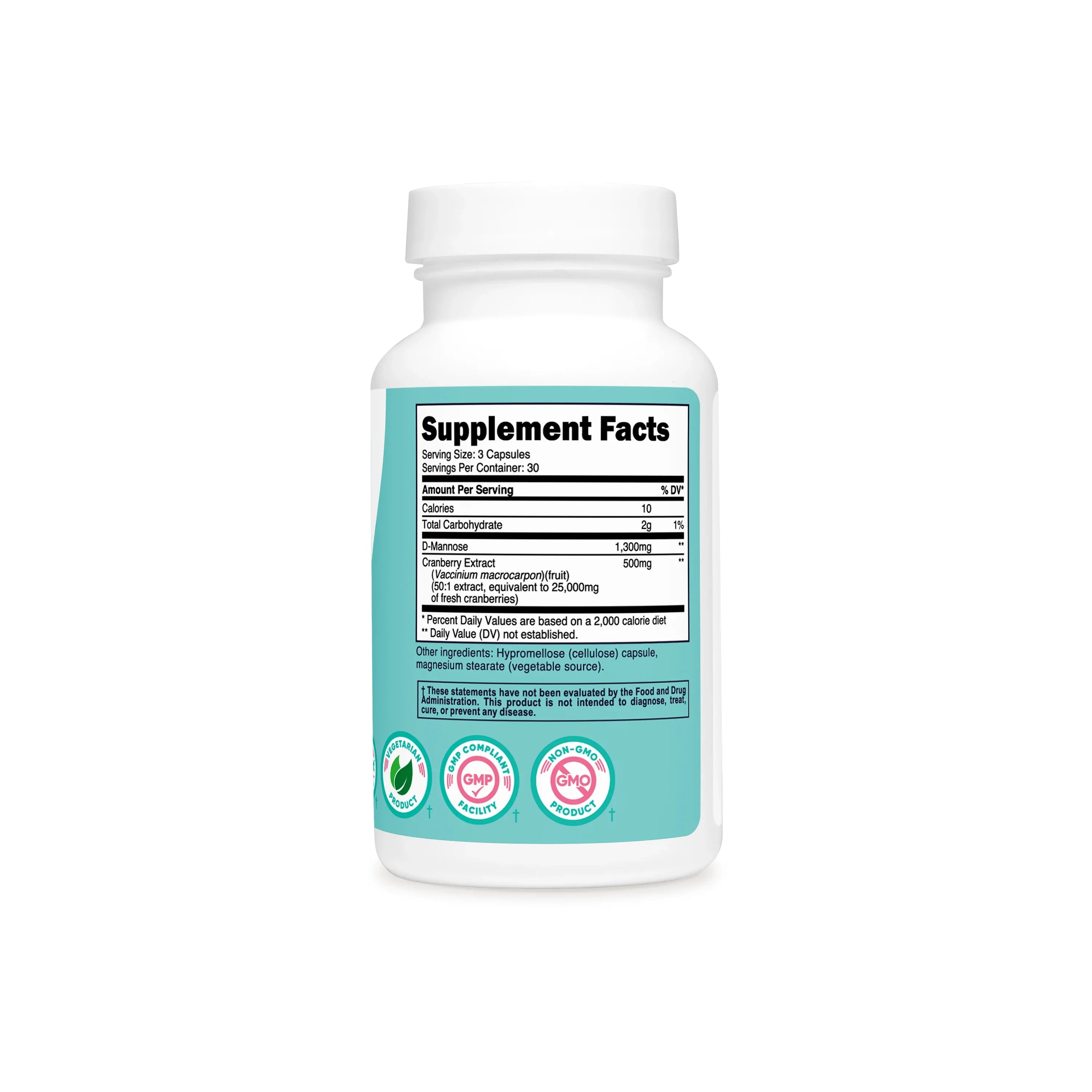 Nutricost D-Mannose with Cranberry Extract for Women