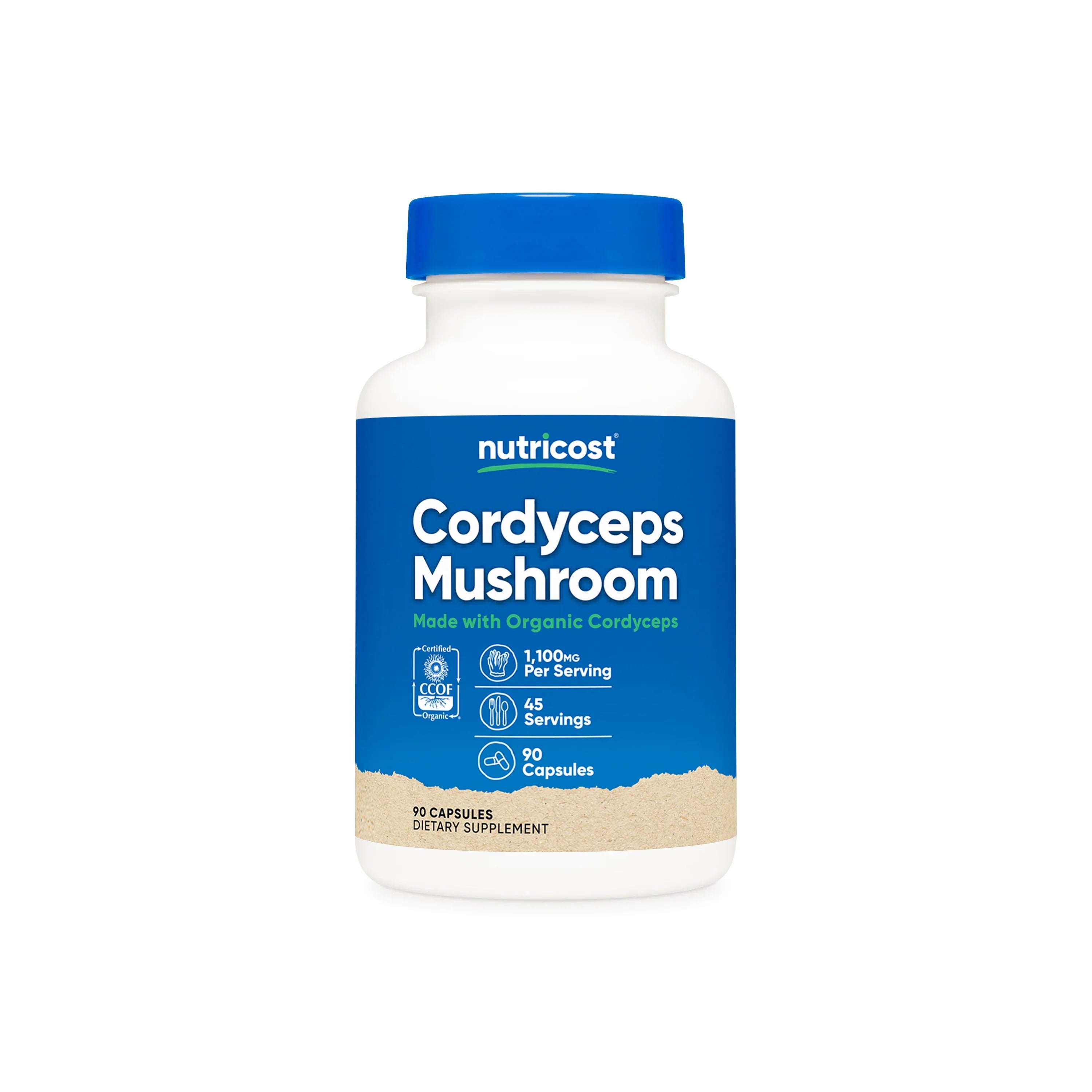 Nutricost Made With Organic Cordyceps Capsules