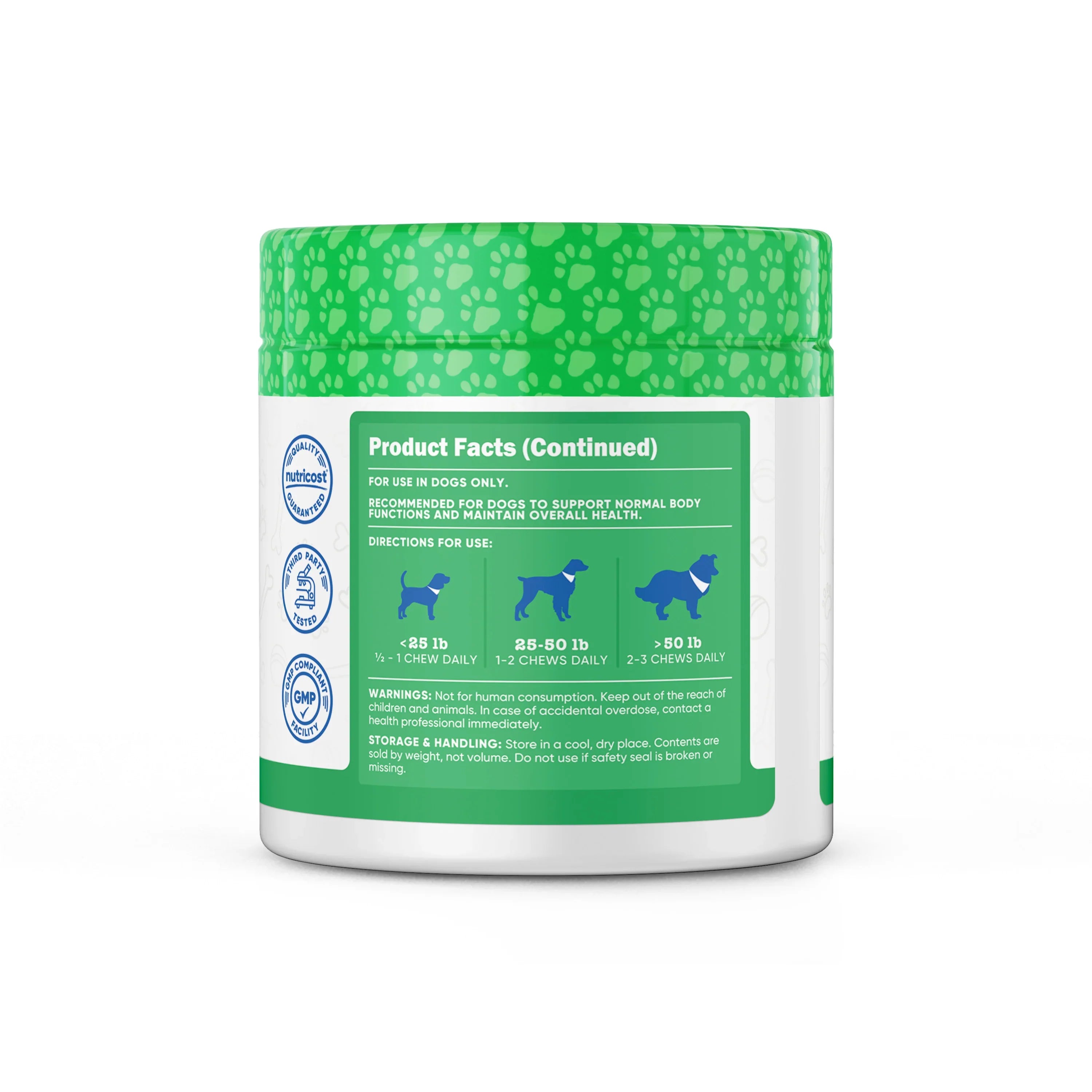 Nutricost Pets Multi-Functional Chews [60 Chews] [Beef]