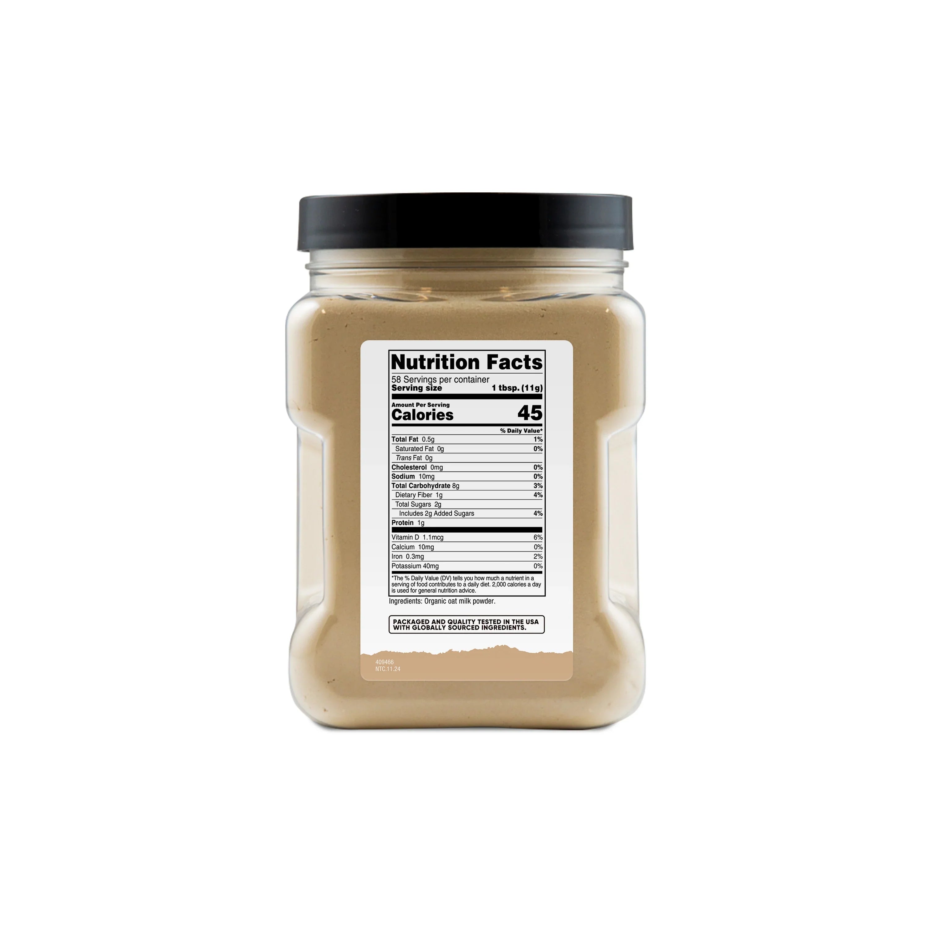 Nutricost Pantry Organic Oat Milk Powder
