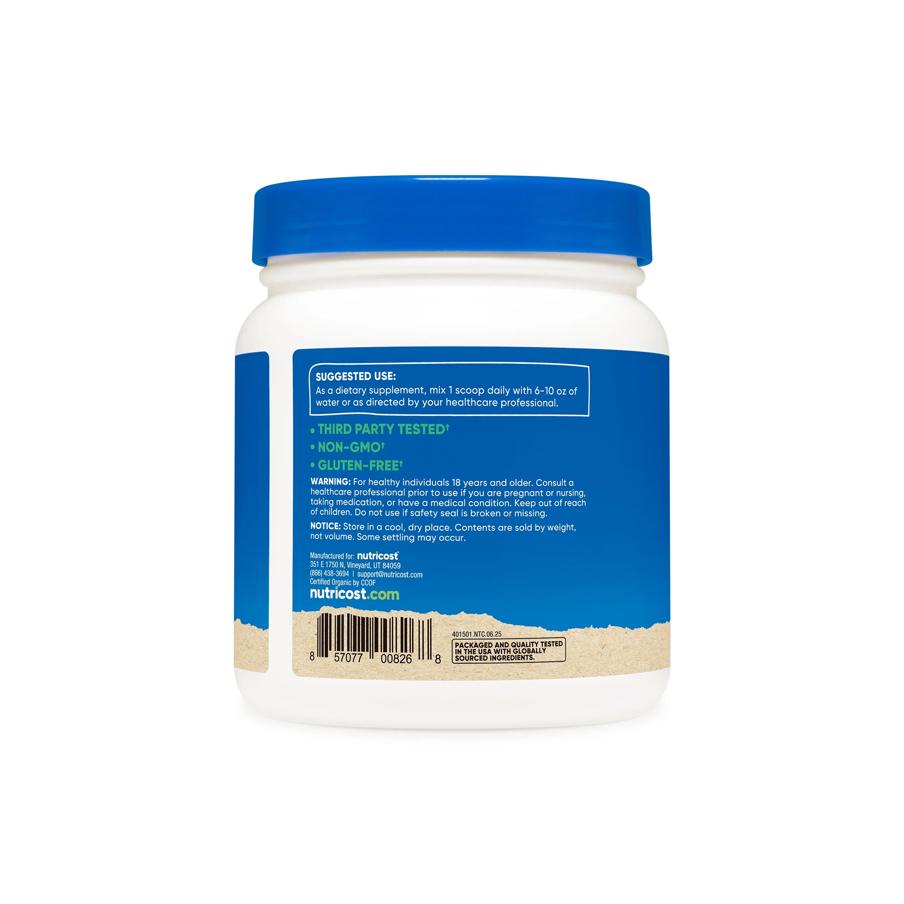 Nutricost Organic Chlorella Powder