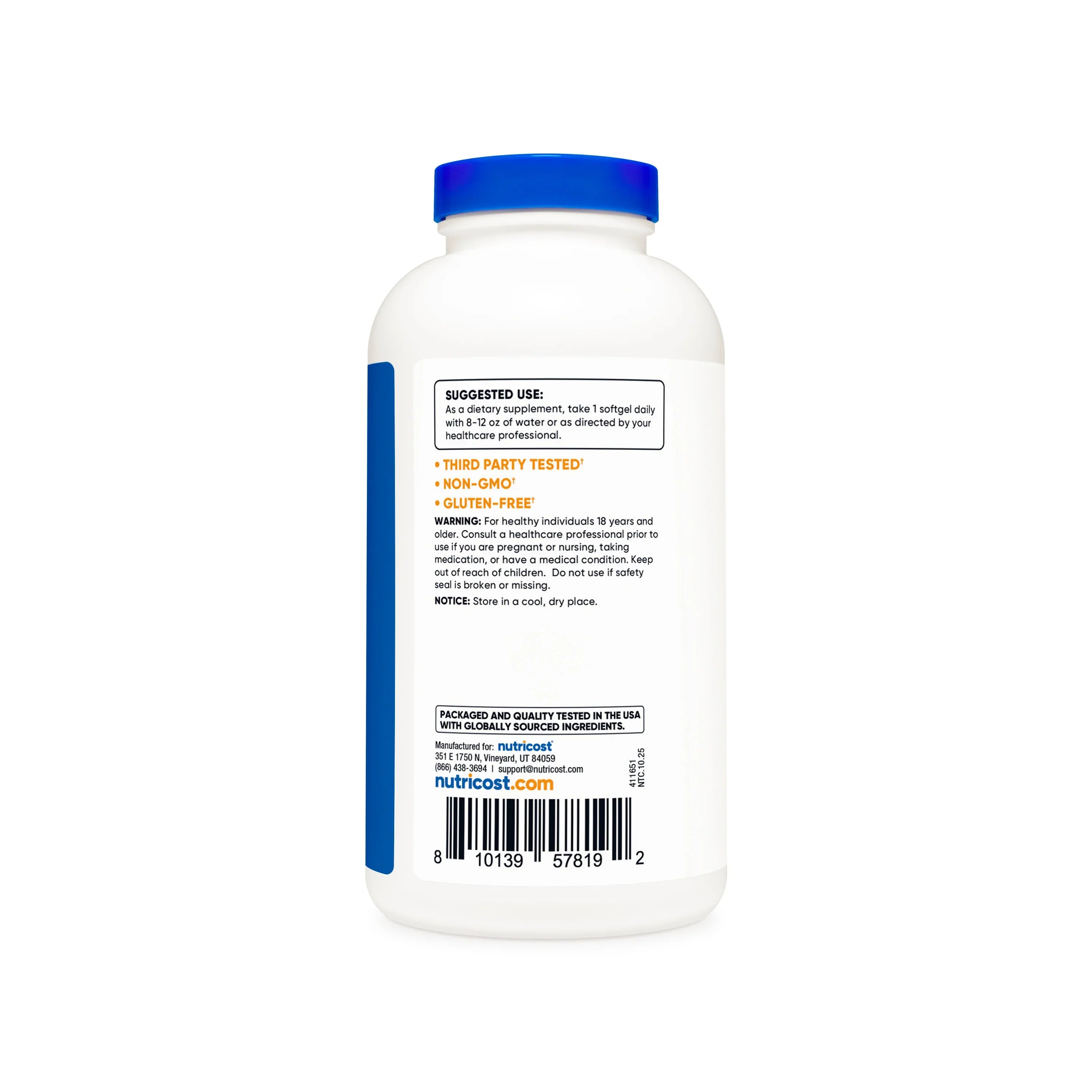 Nutricost Vitamin E Softgels