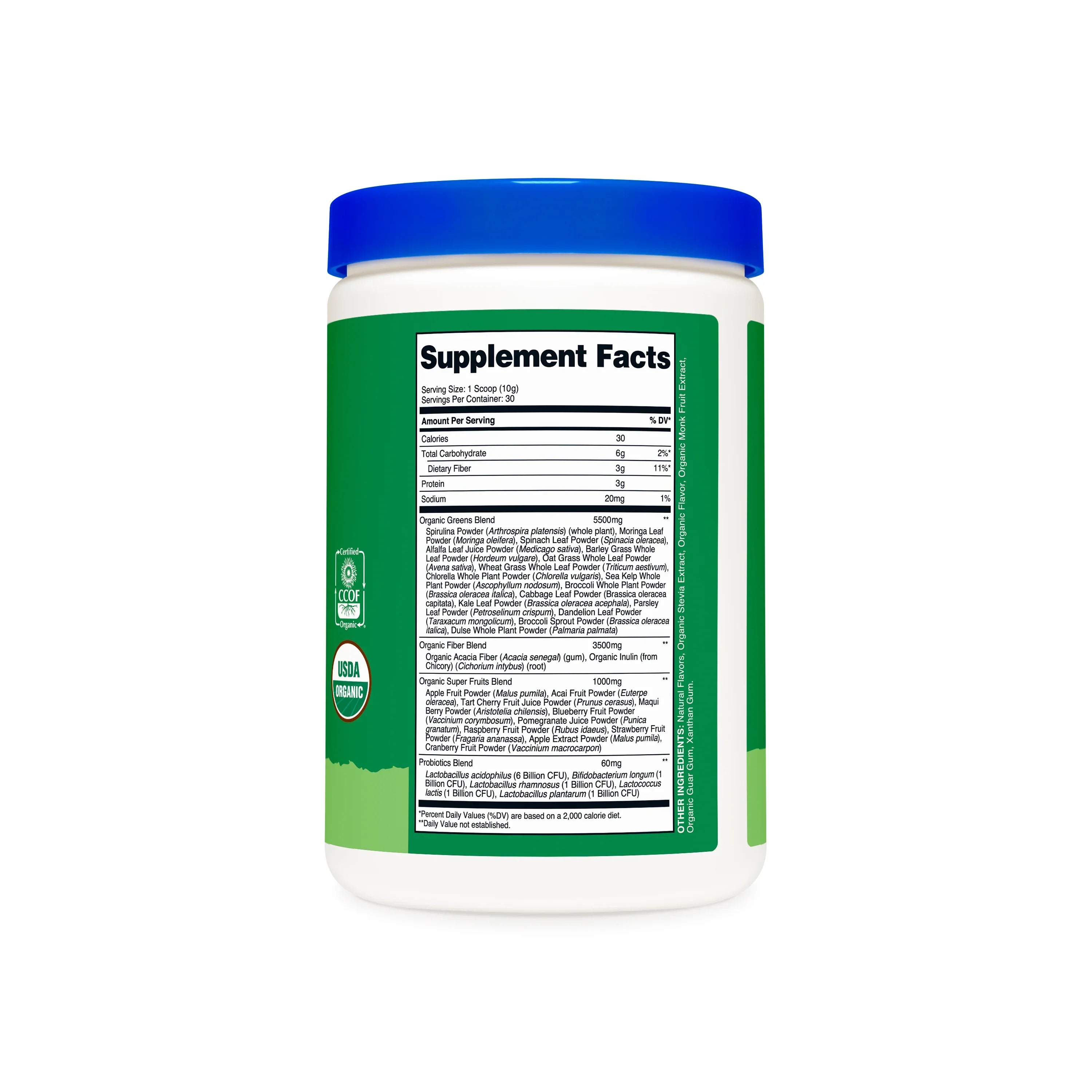 Nutricost Organic Super Greens Powder