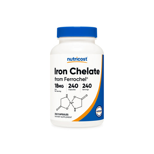 Nutricost Ferrochel Iron Capsules