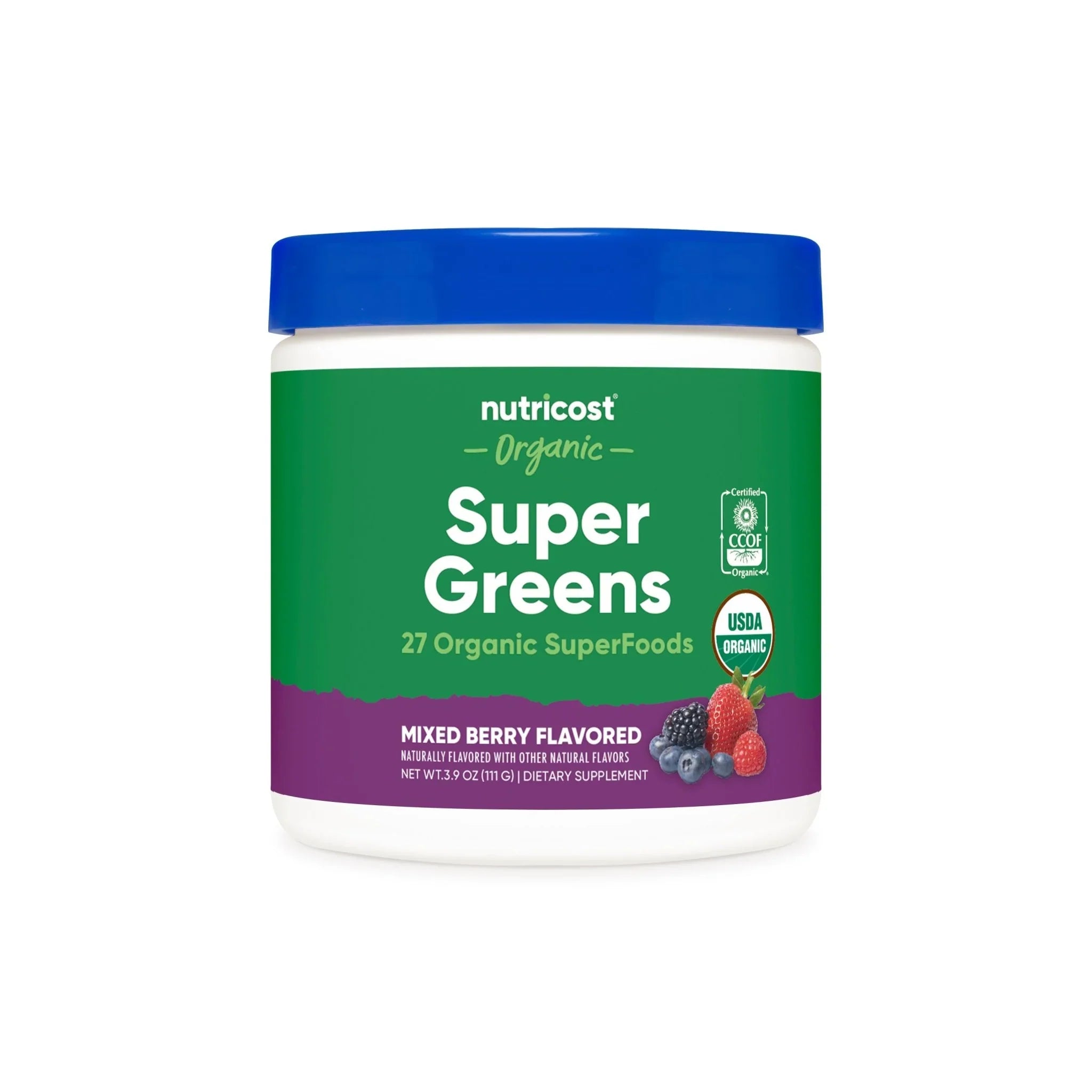 Nutricost Organic Super Greens Powder - 10 Servings