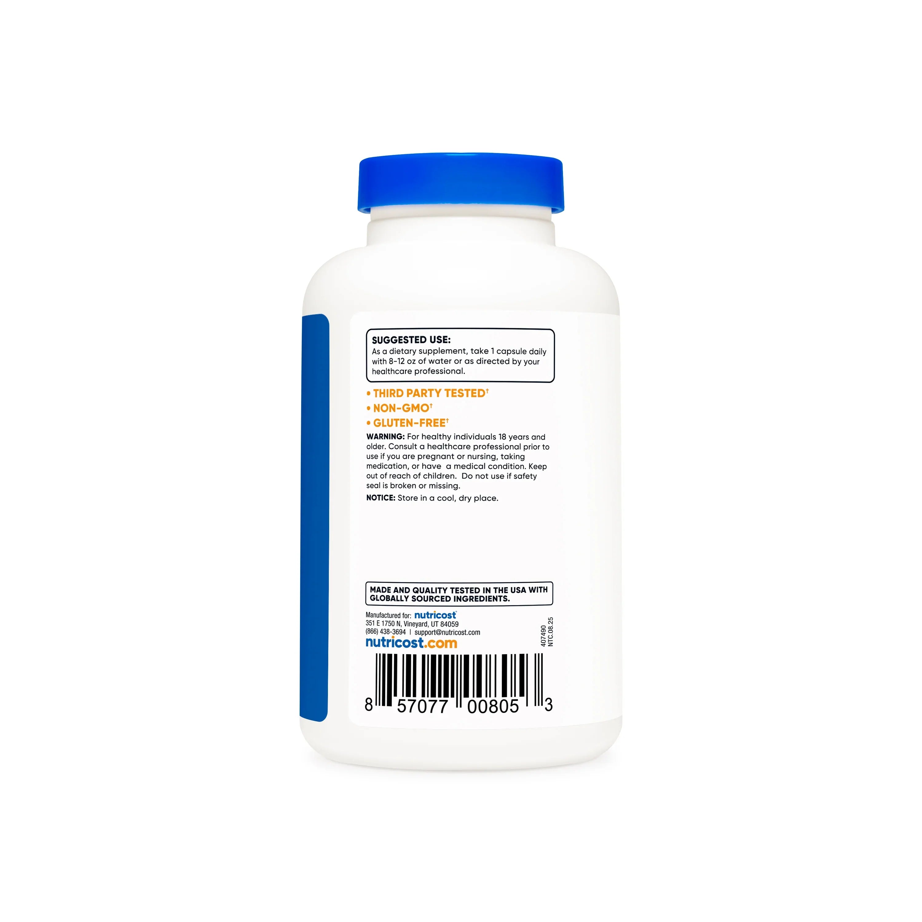 Nutricost Magnesium Oxide Capsules