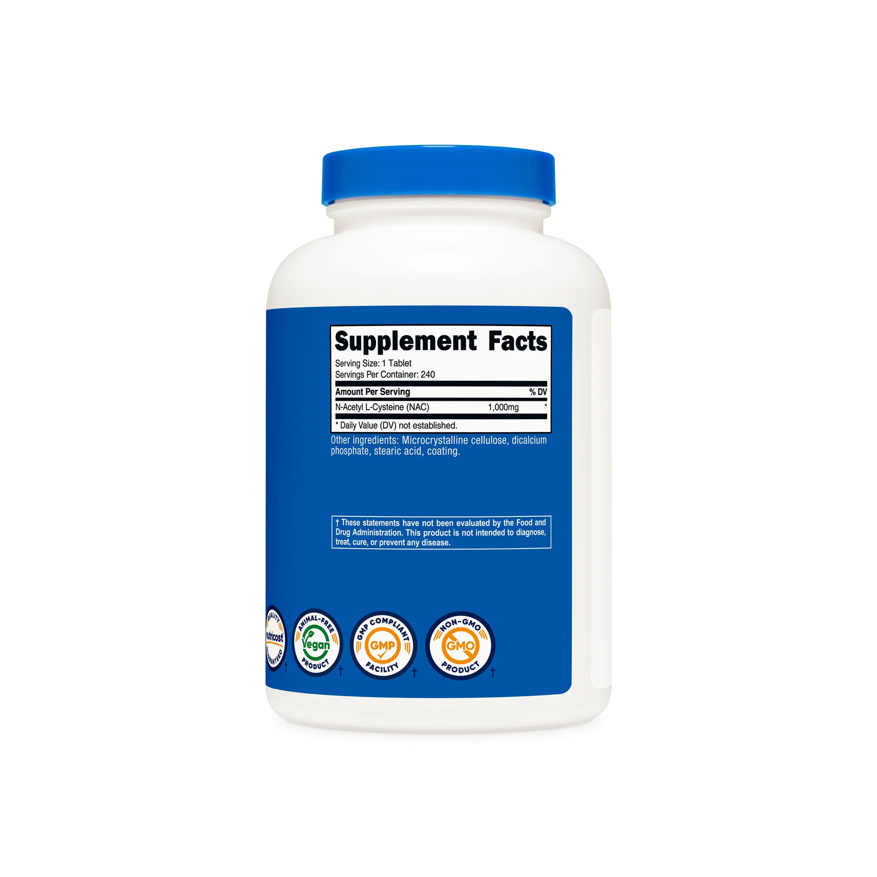 Nutricost N-Acetyl L-Cysteine (NAC) Capsules