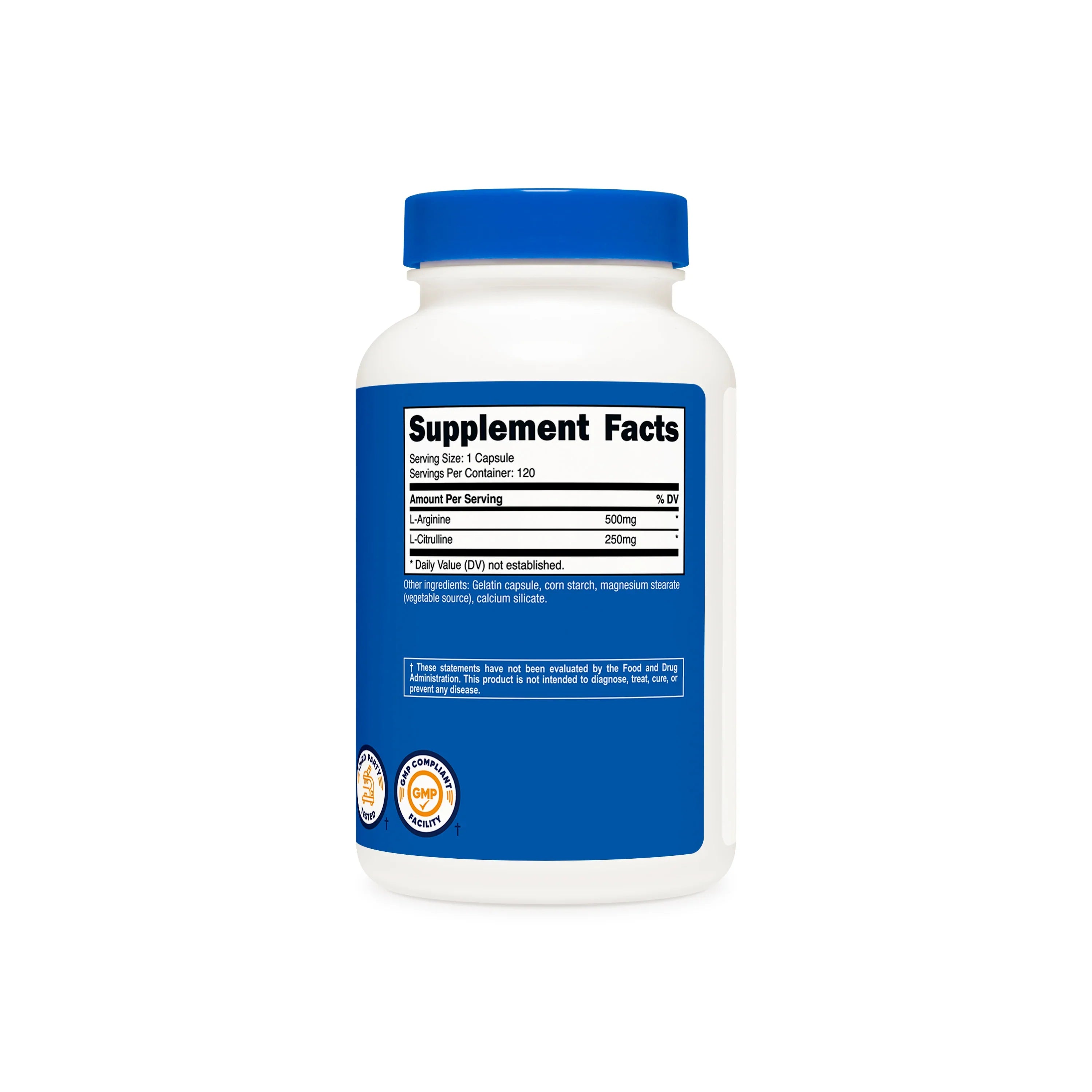 Nutricost L-Arginine L-Citrulline Complex Capsules