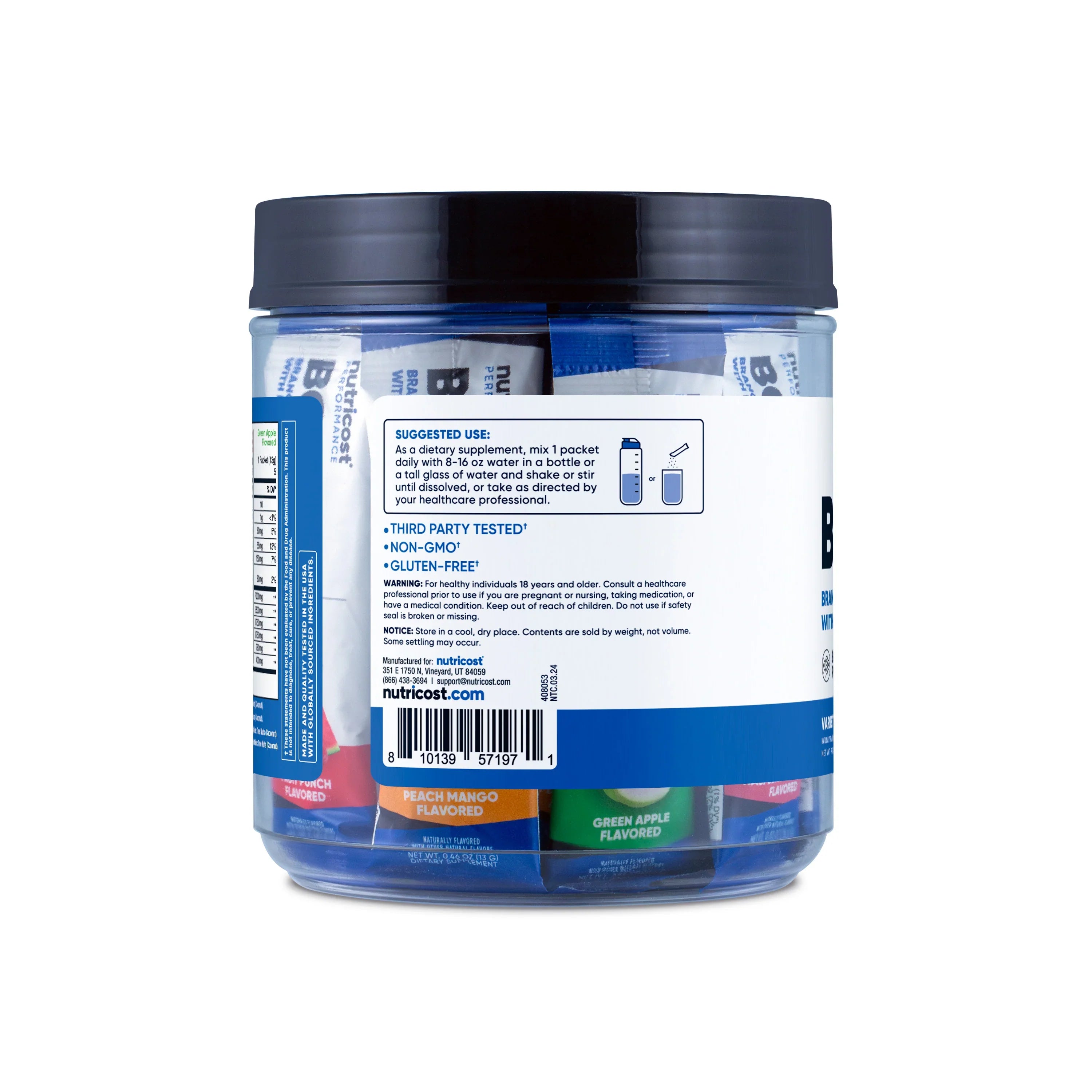 Nutricost BCAA+ Hydration Stickpacks