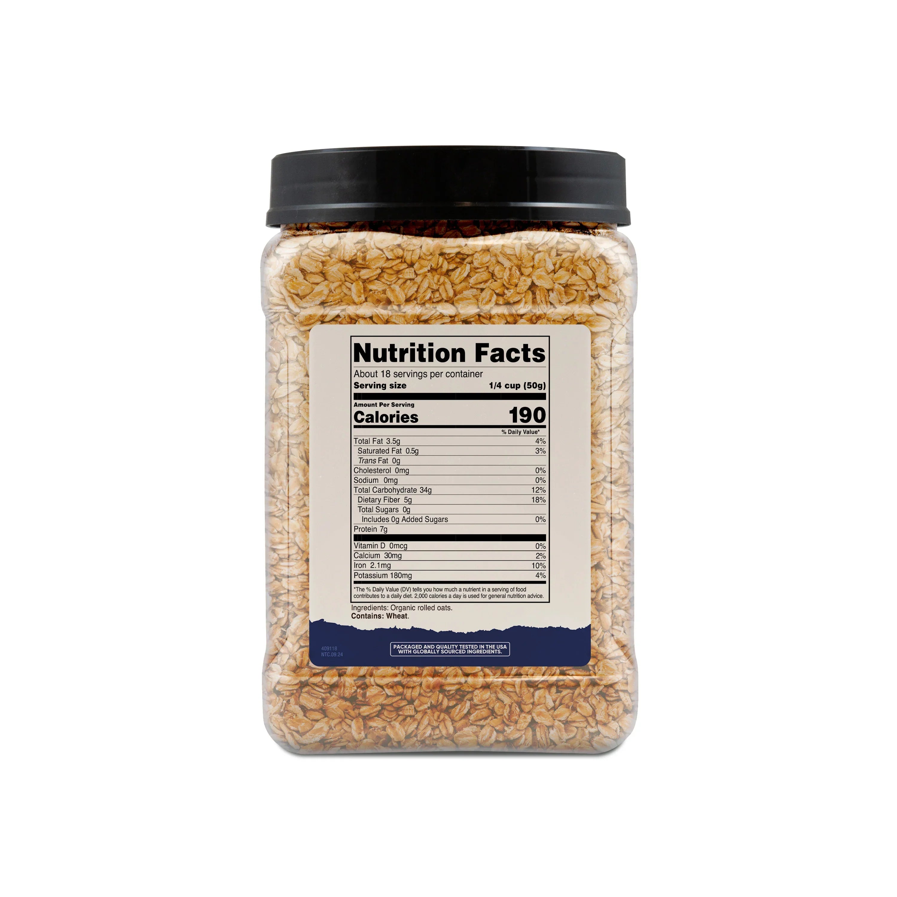 Nutricost Pantry Organic Rolled Oats