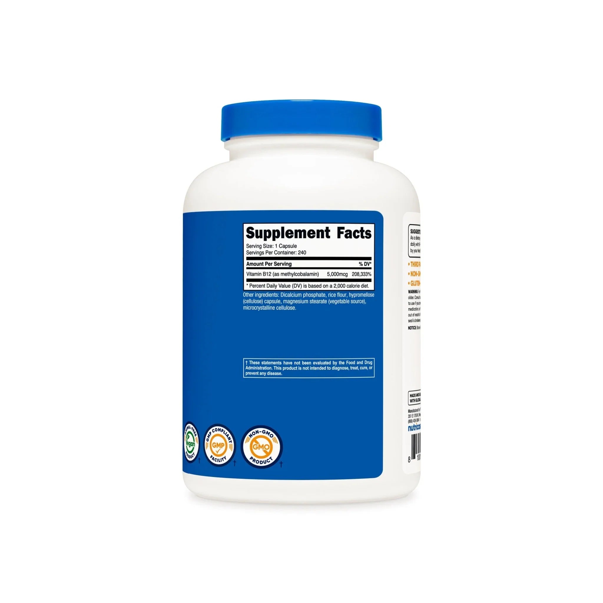 Nutricost Vitamin B12 Capsules