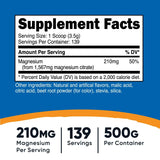 Nutricost Magnesium Citrate Powder