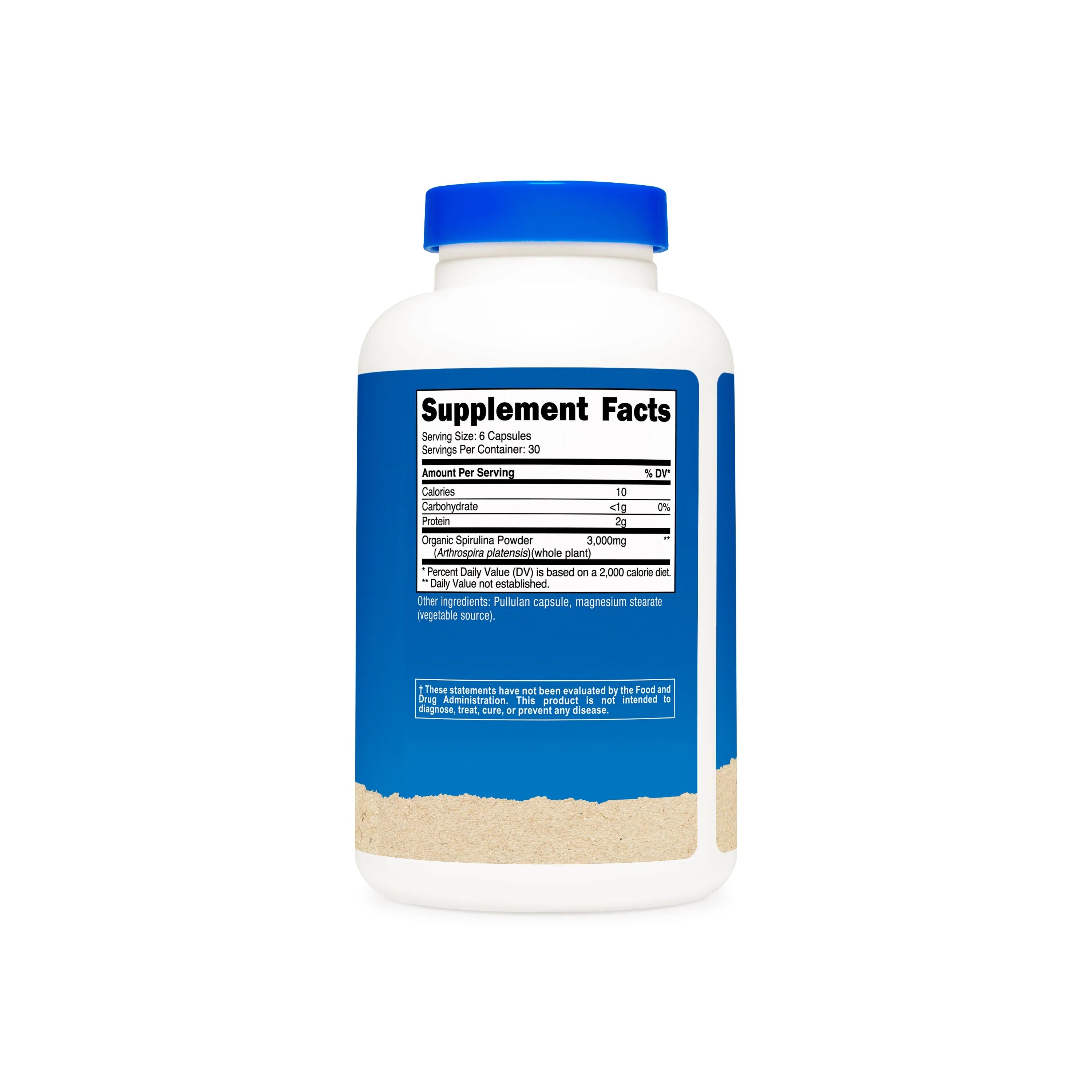 Nutricost Made With Organic Spirulina Capsules