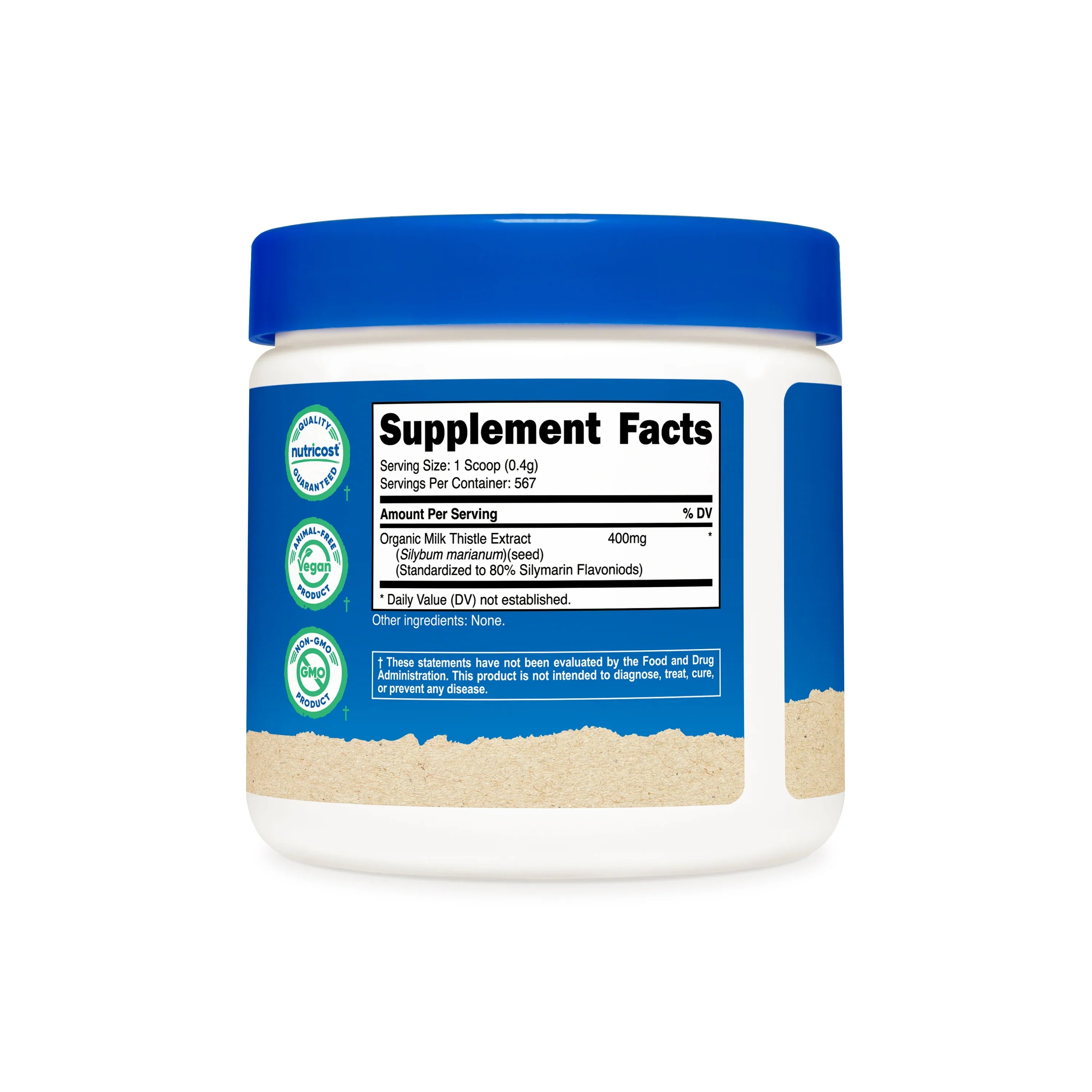Nutricost Organic Milk Thistle Powder