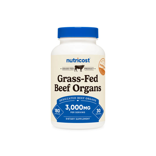 Nutricost Grass Fed Beef Organs
