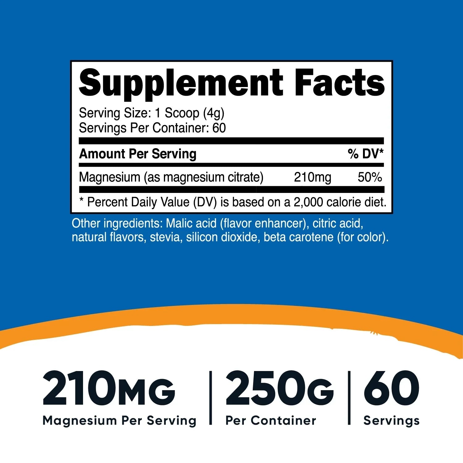 Nutricost Magnesium Citrate Powder