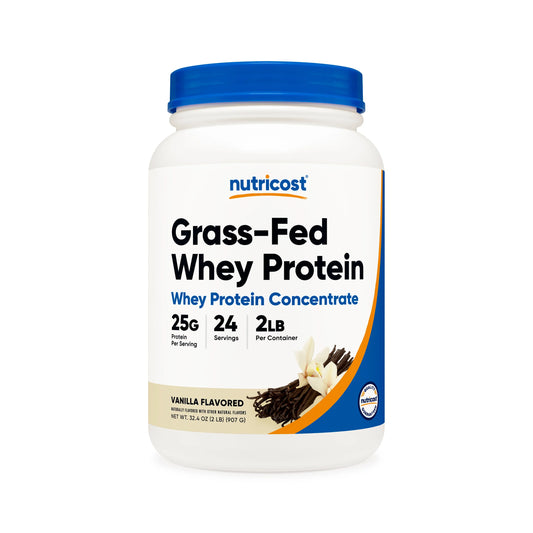Nutricost Grass-Fed Whey Protein Concentrate Powder