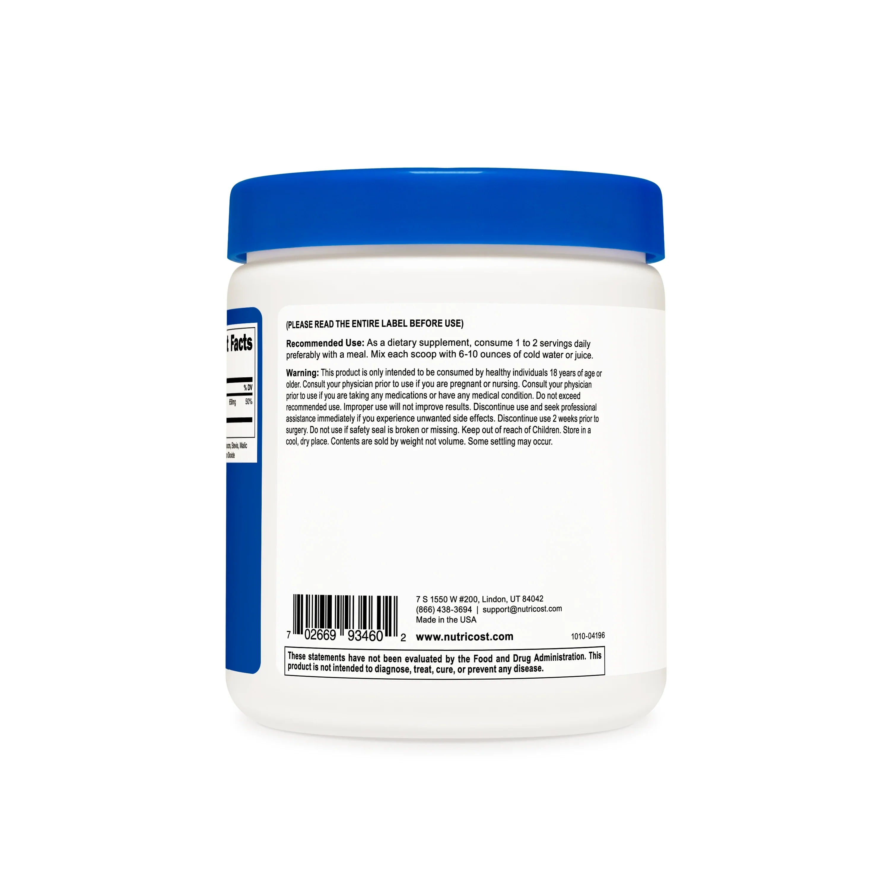 Nutricost Calcium Citrate Powder
