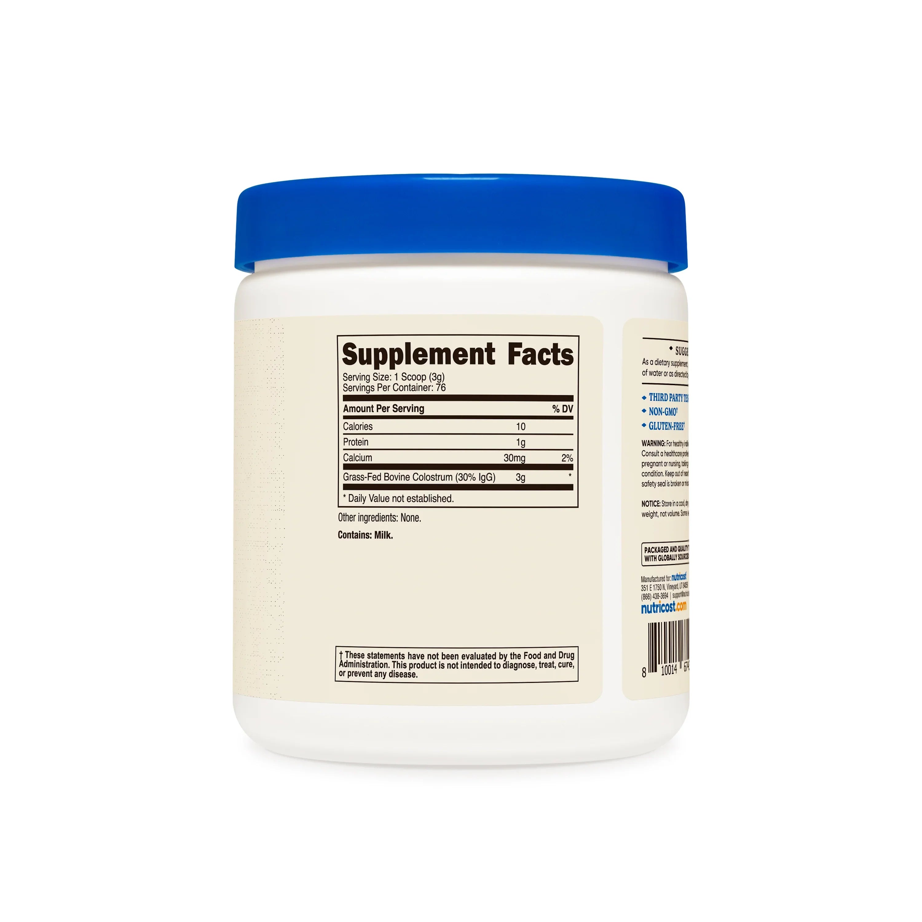 Nutricost Colostrum 30% Powder