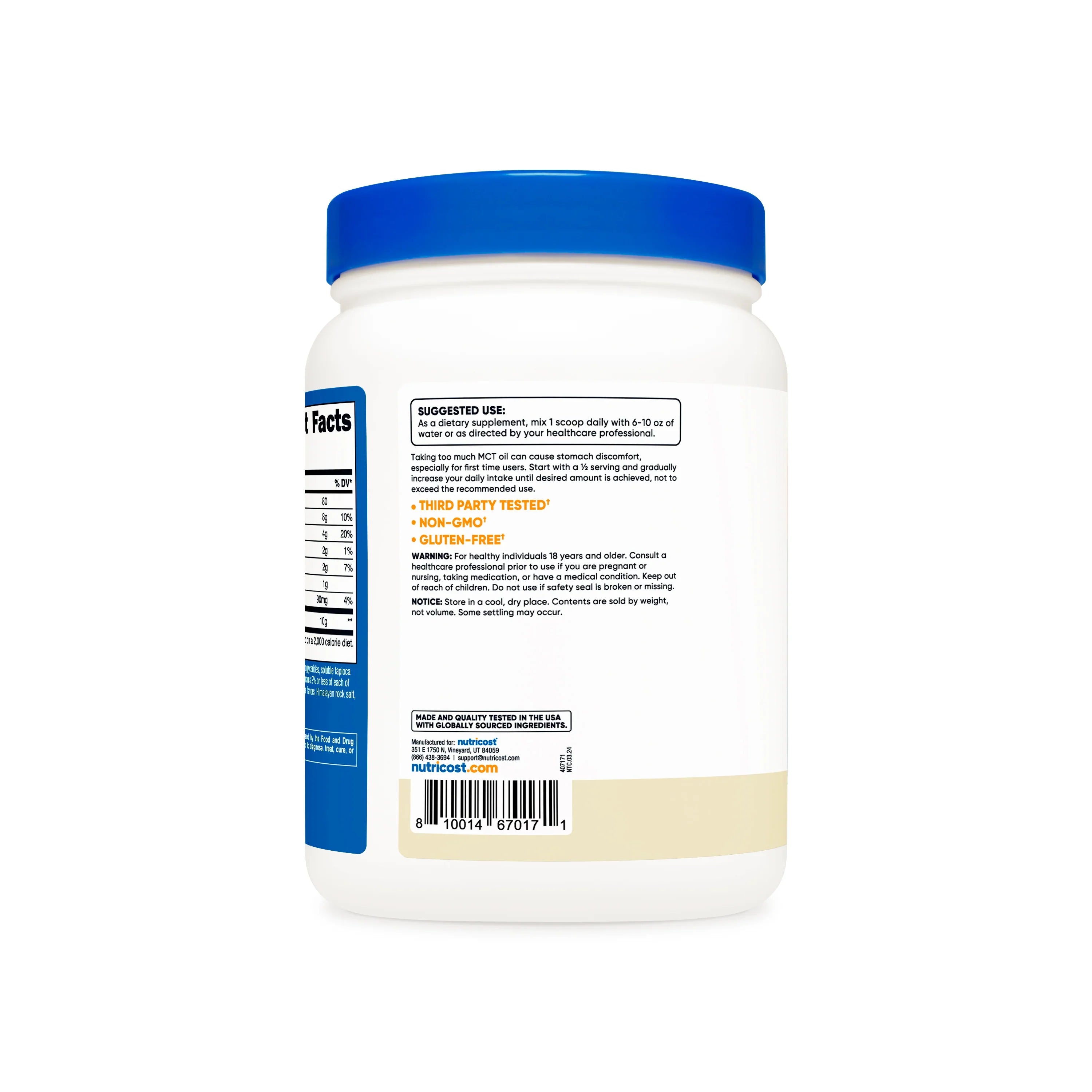 Nutricost MCT Oil Powder