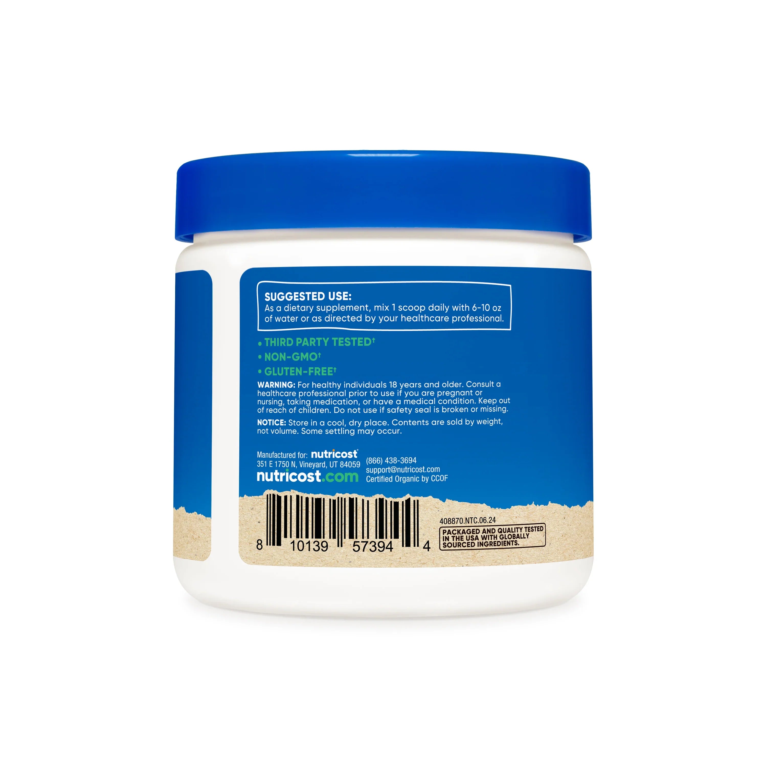 Nutricost Organic Milk Thistle Powder