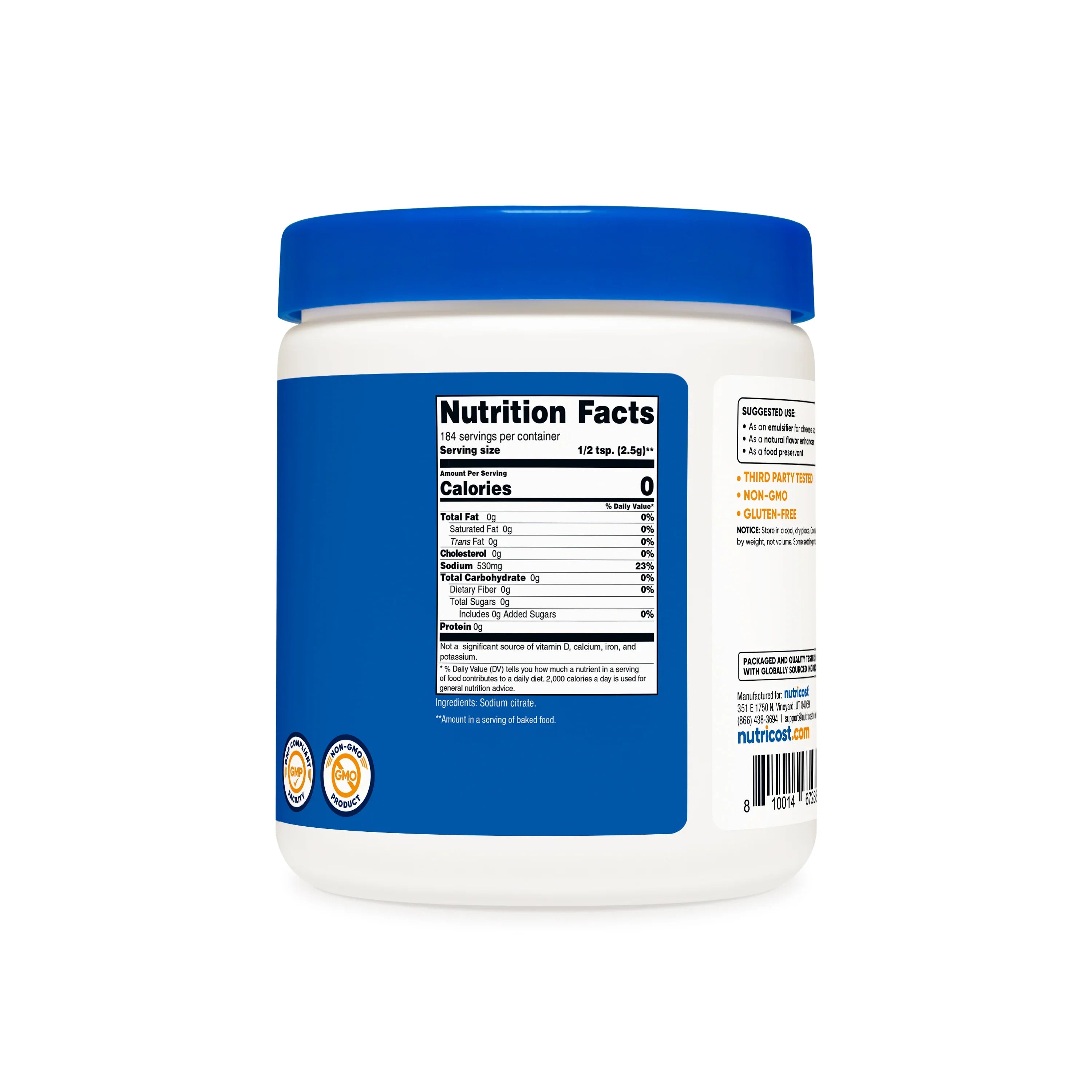 Nutricost Sodium Citrate Powder